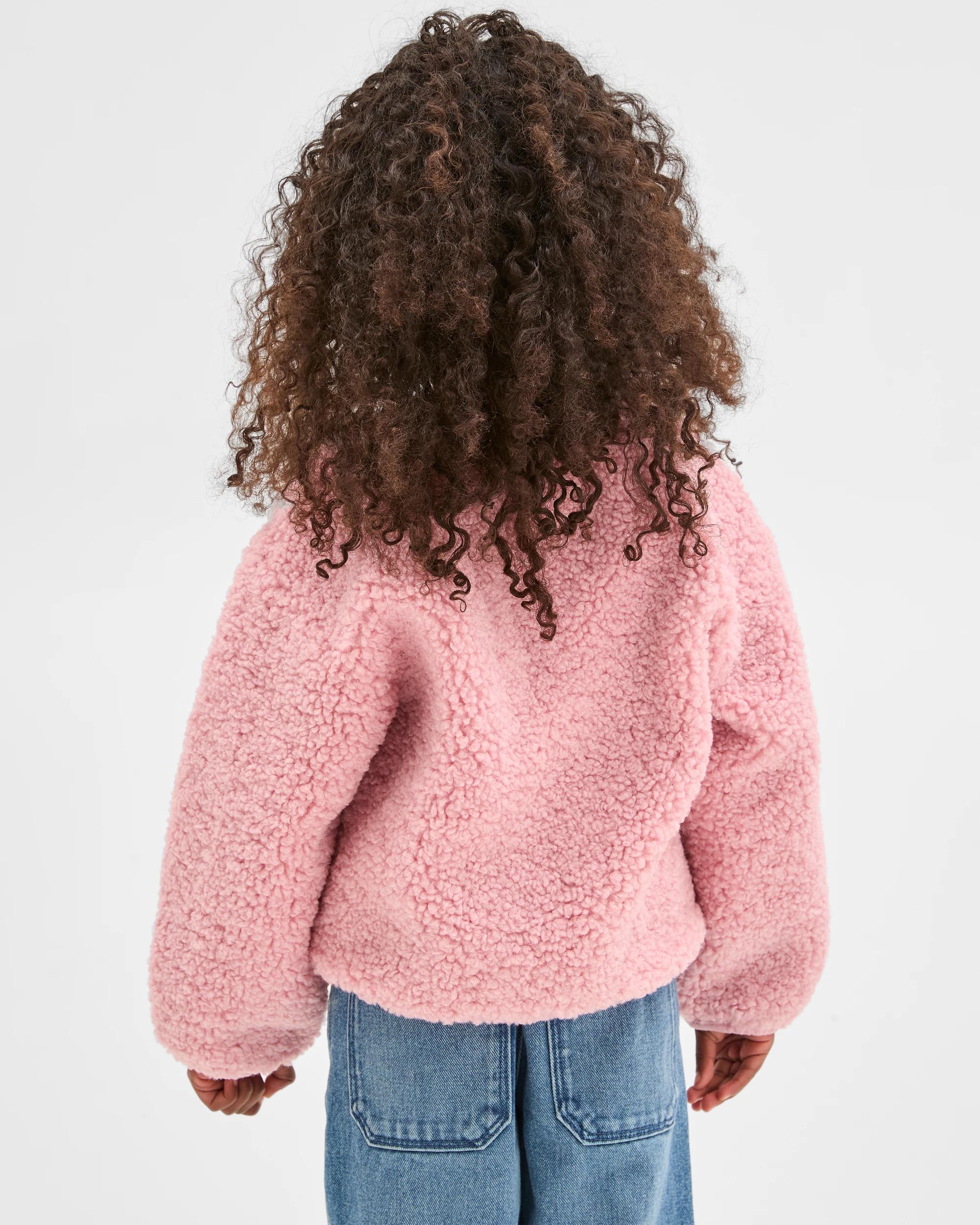 8 Target Kids Long Sleeve Teddy Jacket PINK, 8 of 8