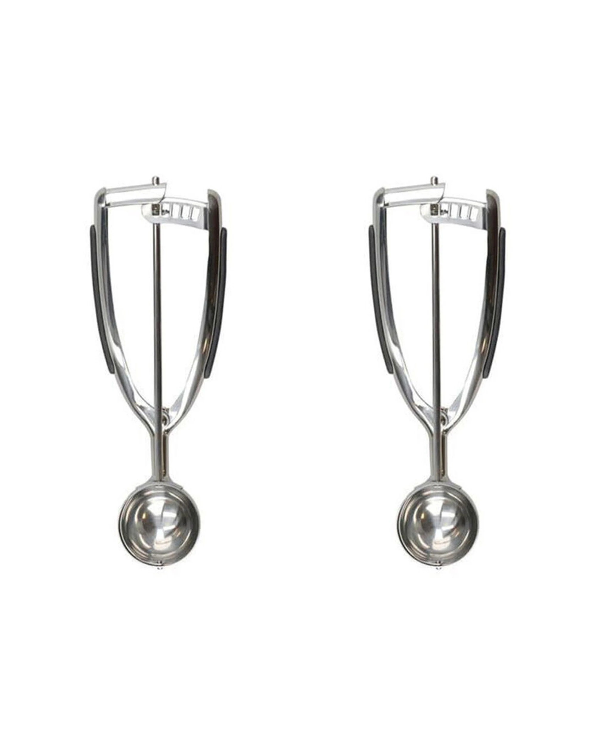 1 KitchenAid 2PK Universal Ice Dessert Scooper Soft Grip Spring Release, 1 of 6