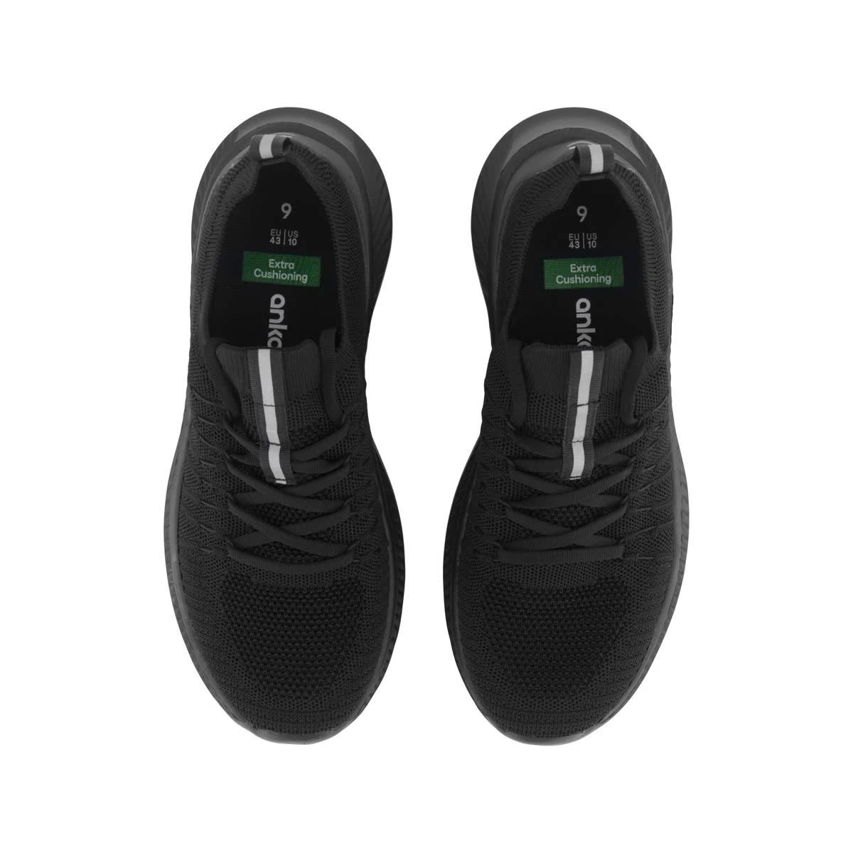 3 Textured Upper Sneakers BLACK, 3 of 5