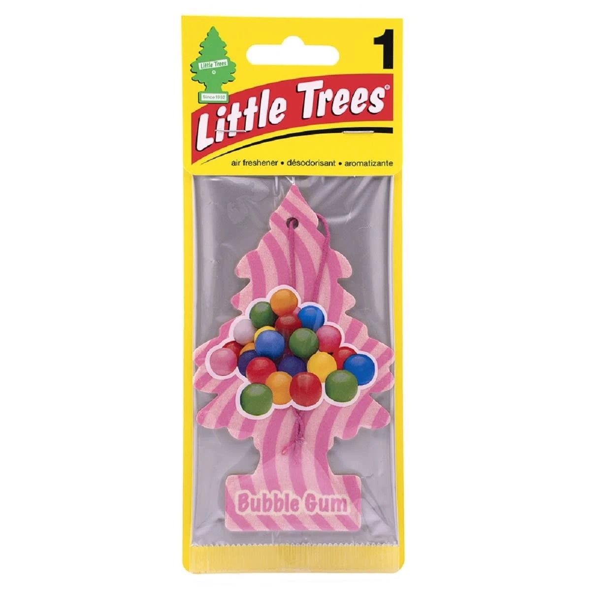 1 Little Trees Air Freshner - Bubble Gum, 1 of 2