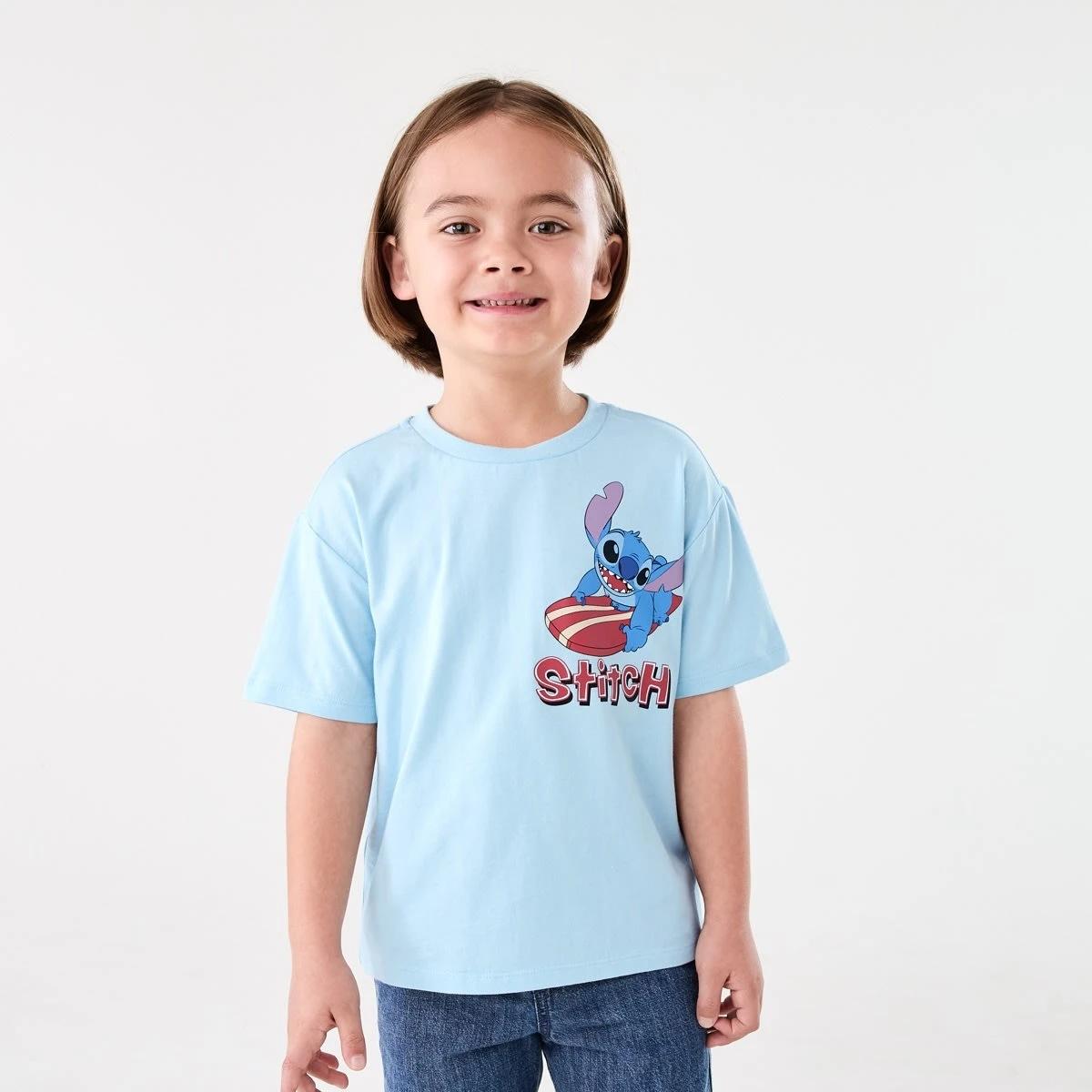 1 Disney Lilo & Stitch License T-shirt SURFING STITCH, 1 of 7