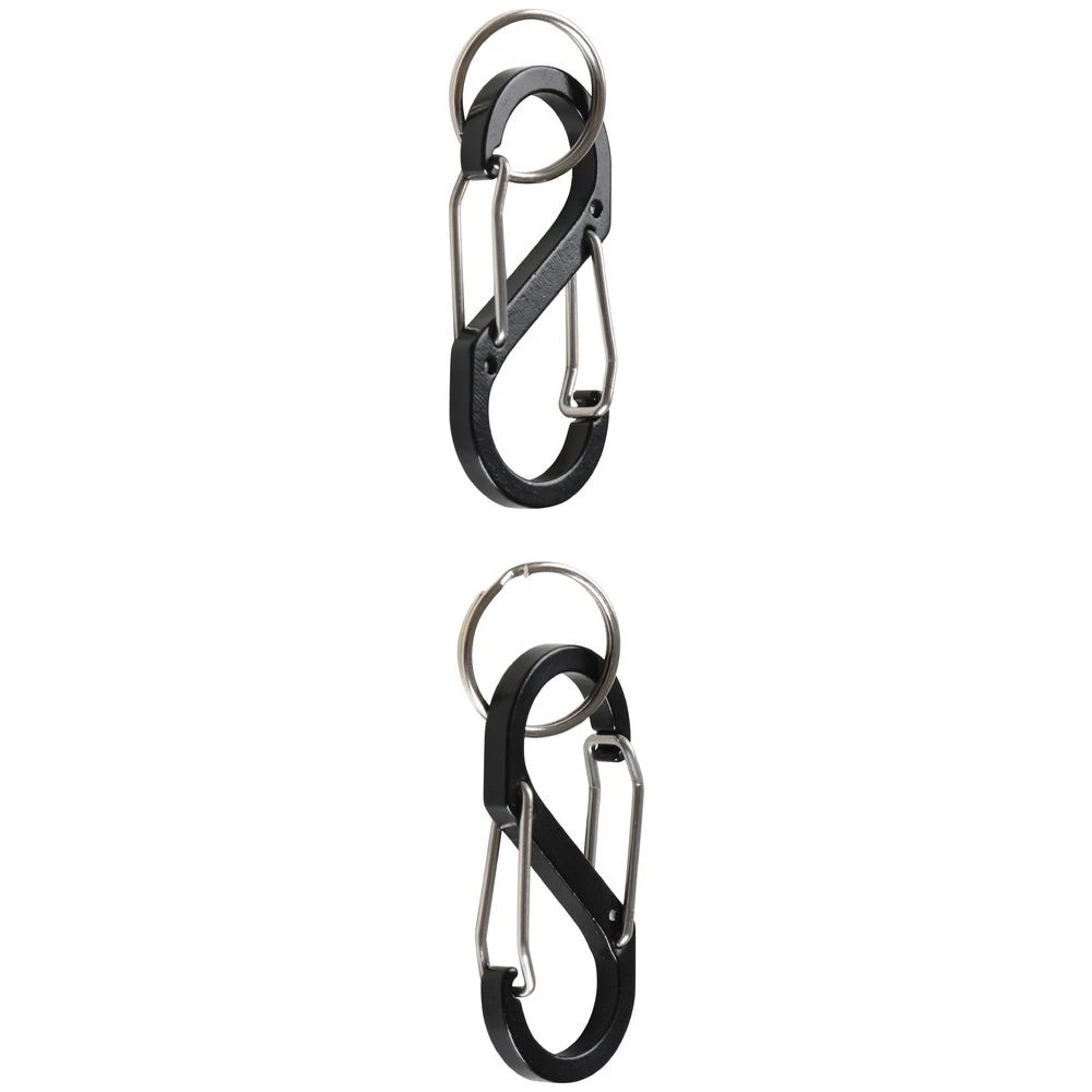 4 J.Burrows Carabiner Small 2 Pack Black, 4 of 5