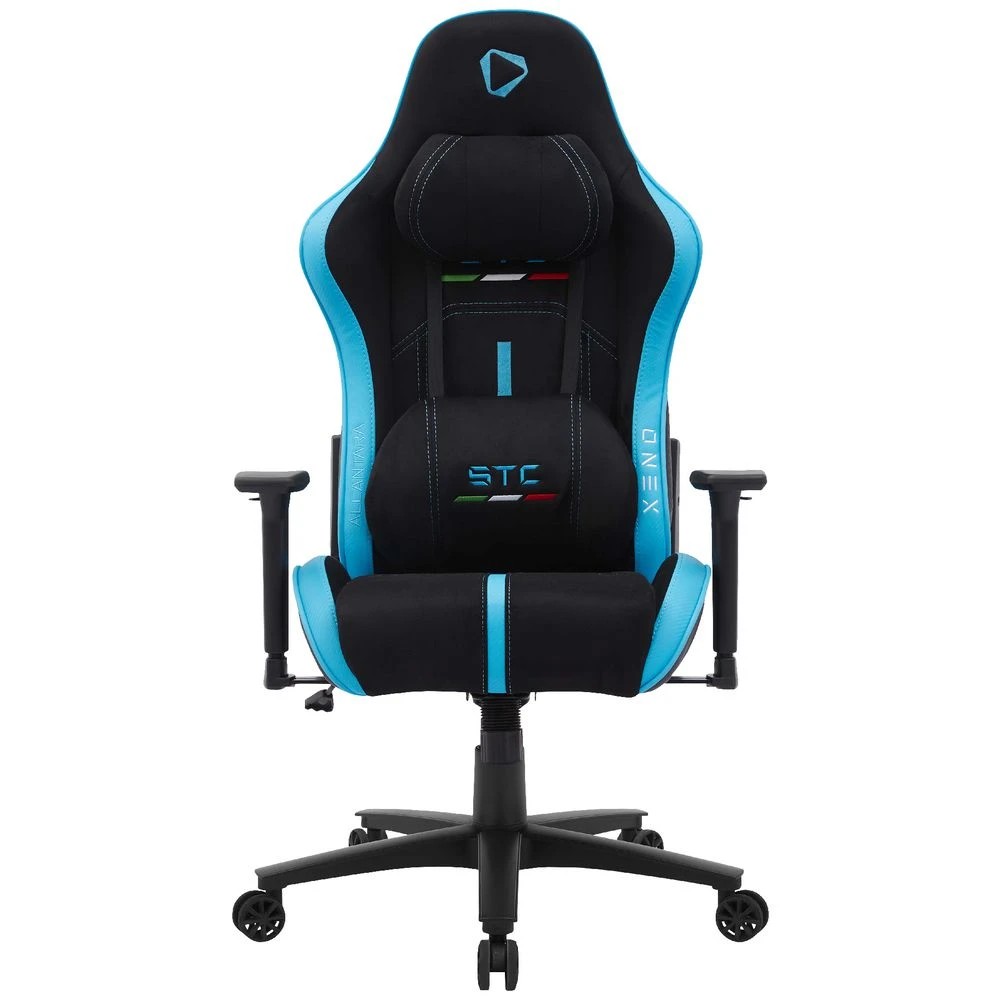 3 ONEX STC Alcantara Gaming Chair Black and Blue Ergonomic Chairs and Desk Chairs, 3 of 10