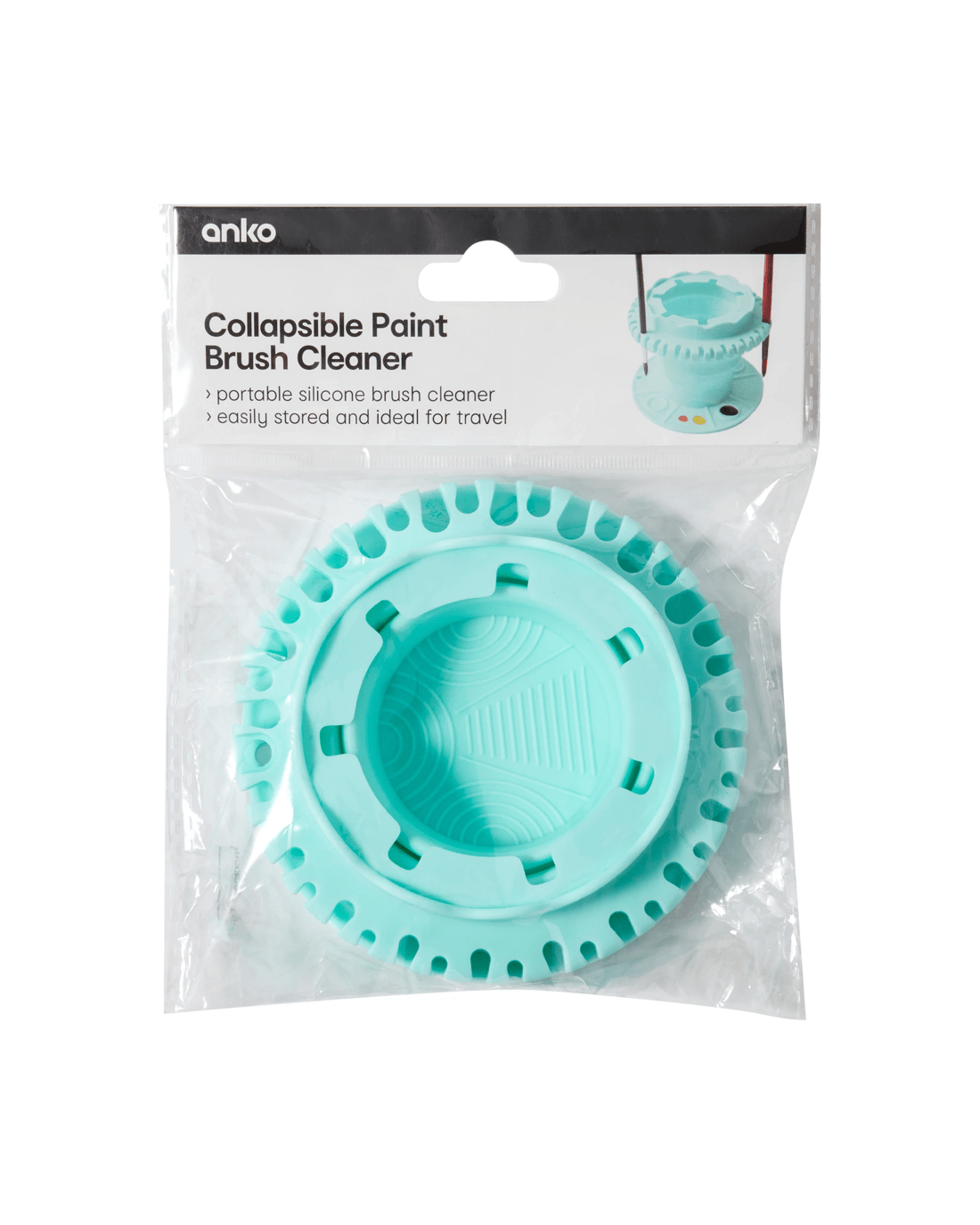 1 Collapsible Paint Brush Cleaner - Mint, 1 of 7