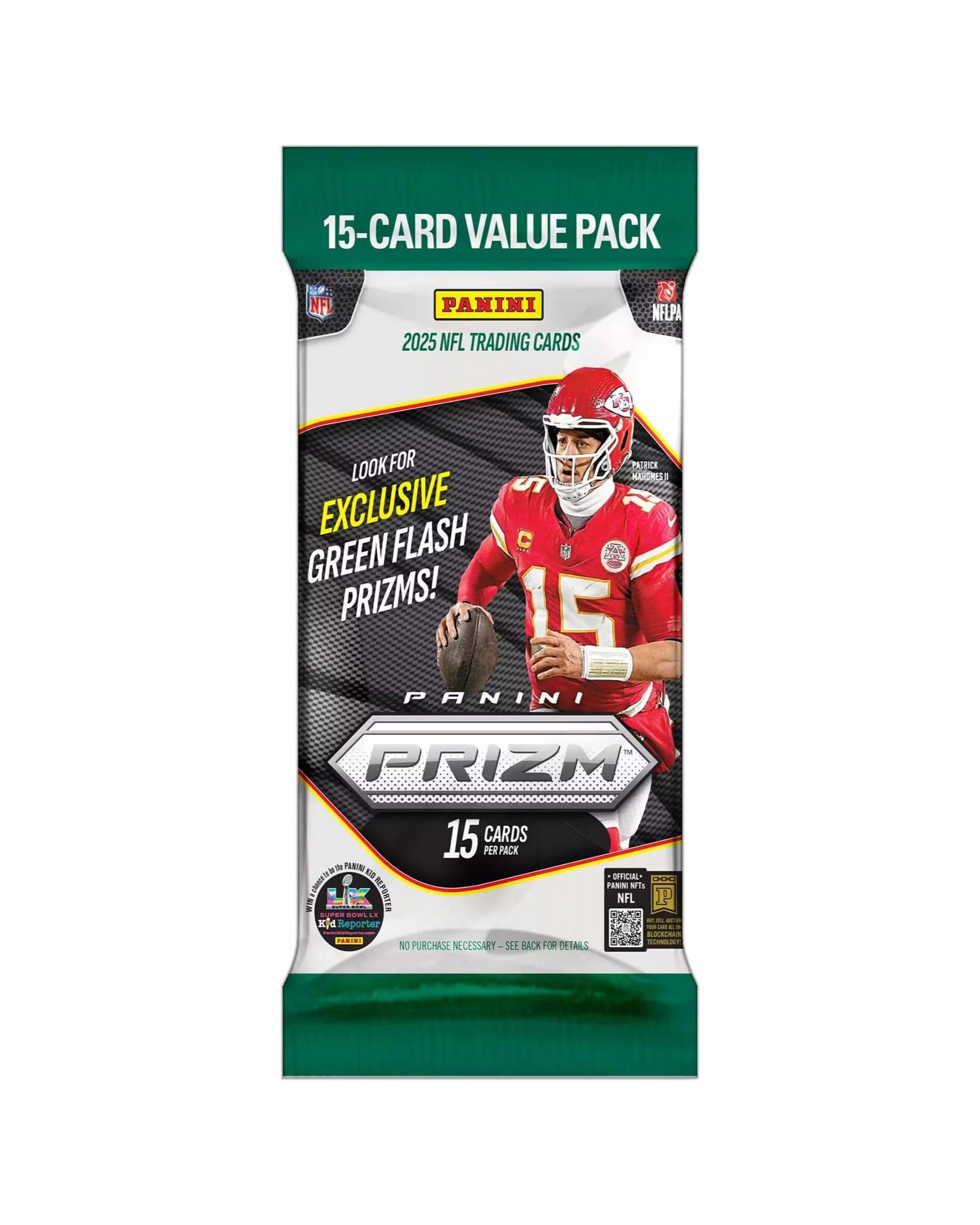 1 Panini NFL 2025 Prizm Football Fat Pack Booster, 1 of 5