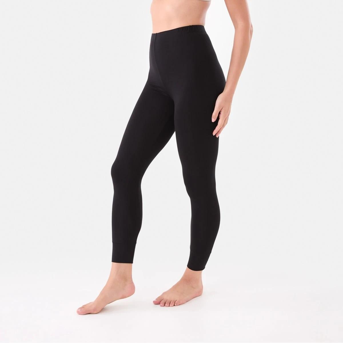 2 Bamboo Viscose Leggings Black, 2 of 4