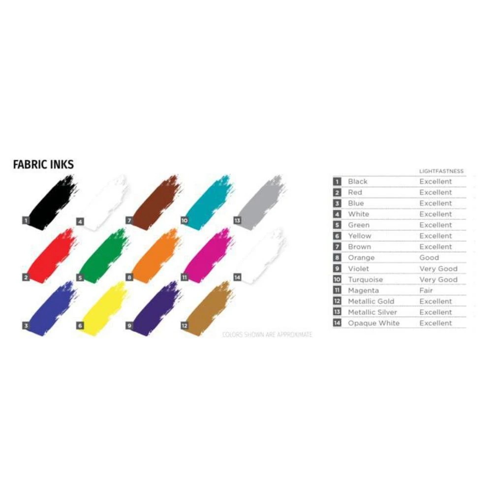 2 Speedball Fabric Block Ink Oil-Based 75mL Opaque White, 2 of 3