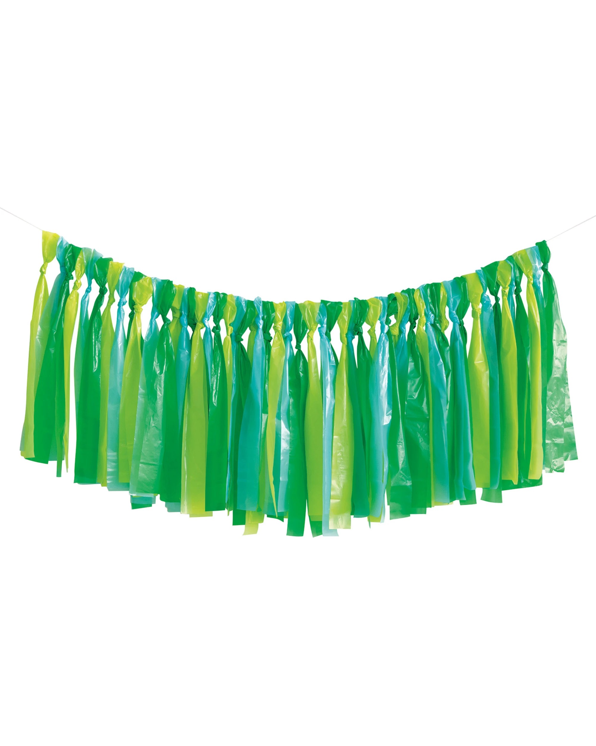 1 Unique Blue and Green Fringe Backdrop Decoration - Green, 1 of 1