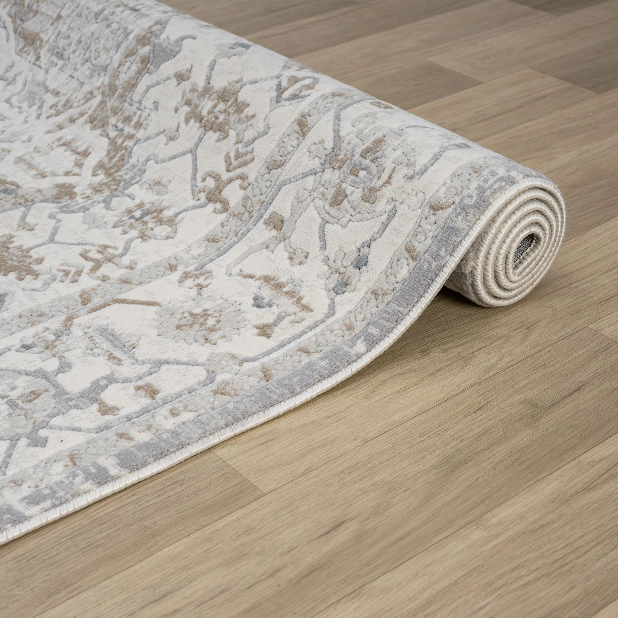 10 La Grace Home Adriano Soft Pile Premium Runner - 80x300cm - Frost, 10 of 10