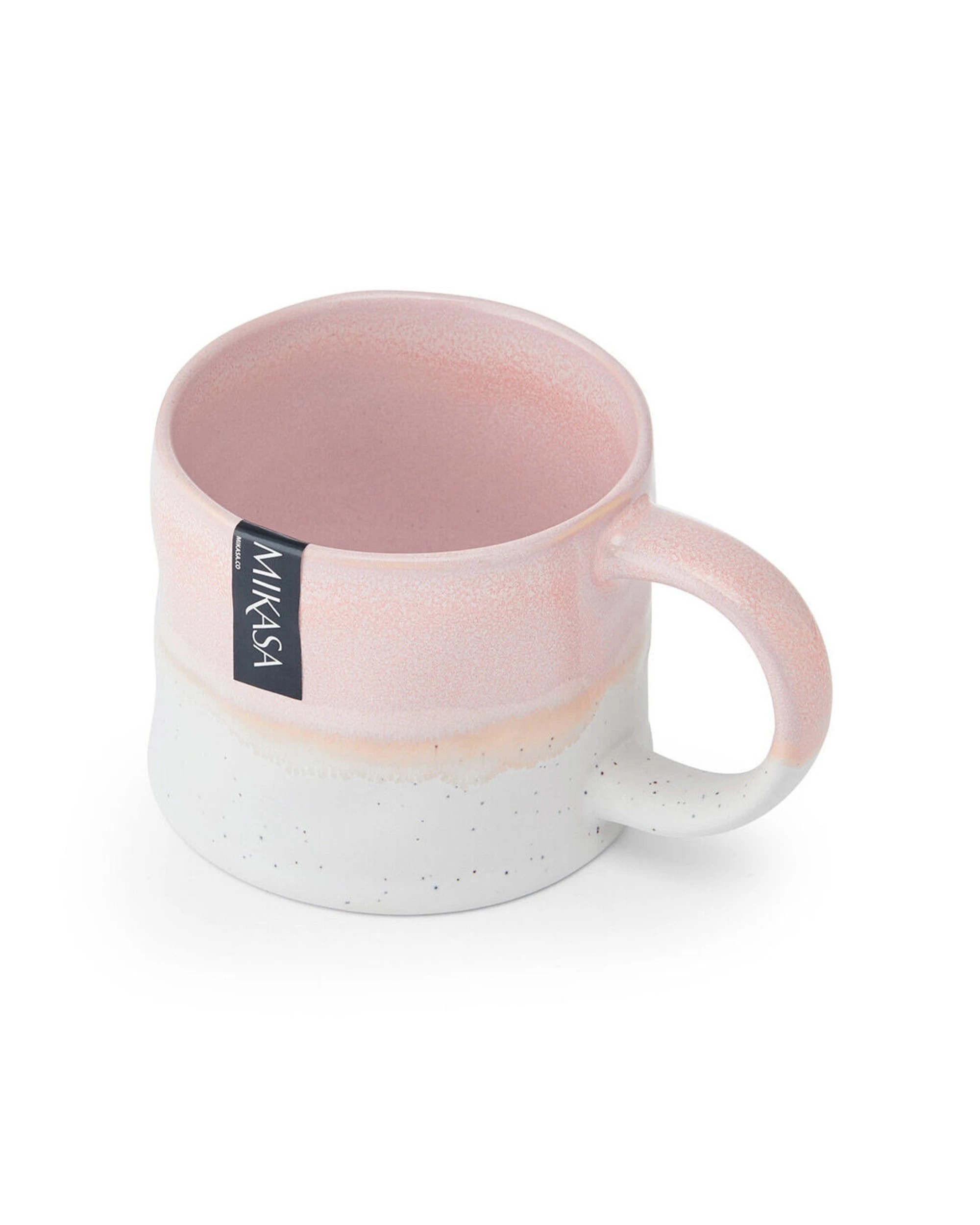 3 Mikasa 8PK Reactive Glaze Coffee Mug Stoneware 450ml - Pink, 3 of 8