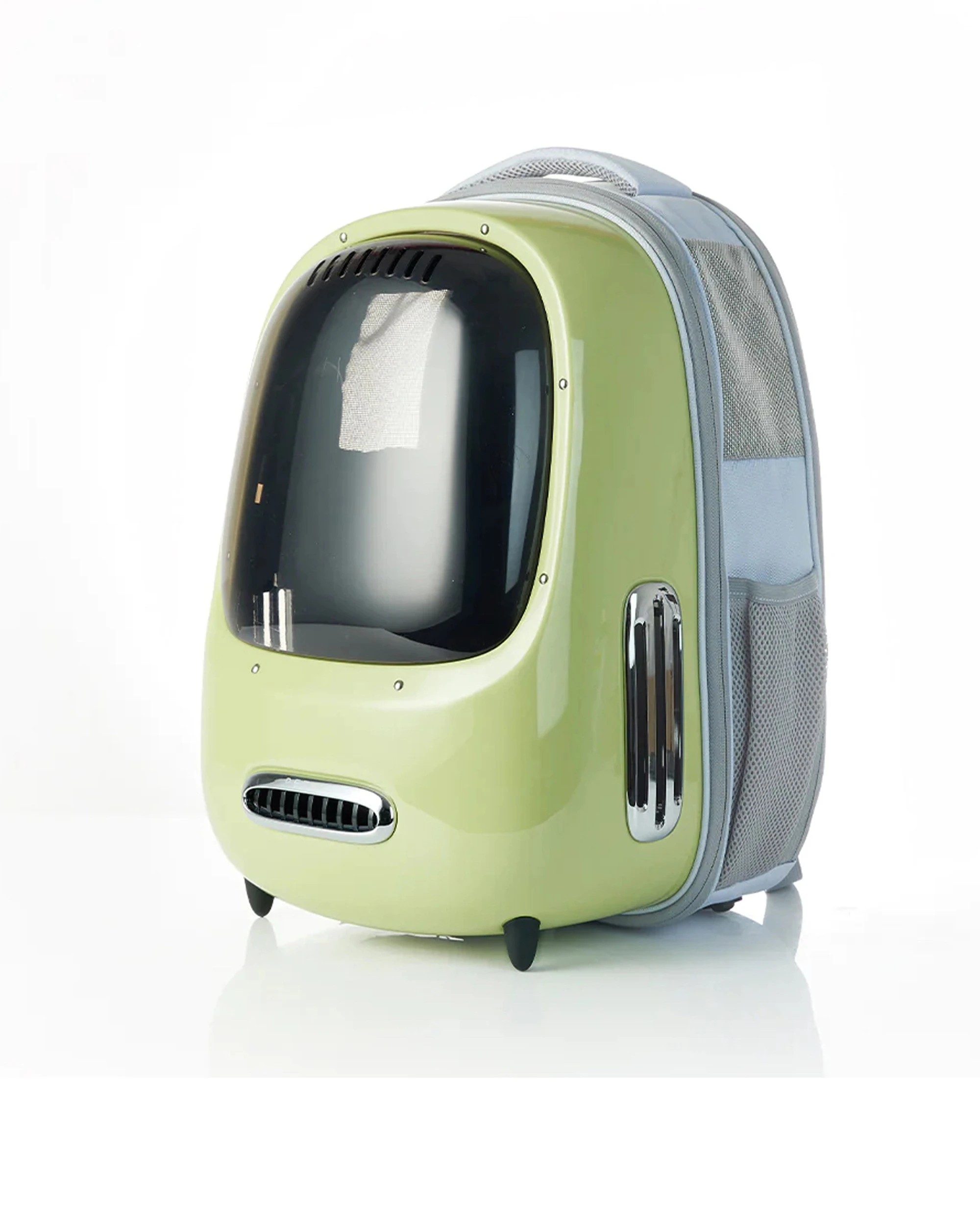 4 Petkit Breezy 2 Smart Cat Backpack Bag Ventilated Lightweight Travel Carrier - Green, 4 of 6