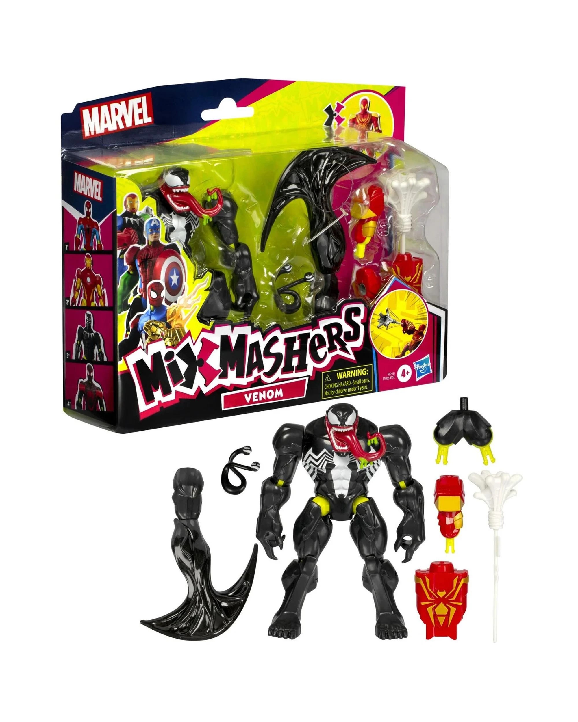 1 MixMashers Marvel Spider-Man Venom Action Figure, 1 of 5