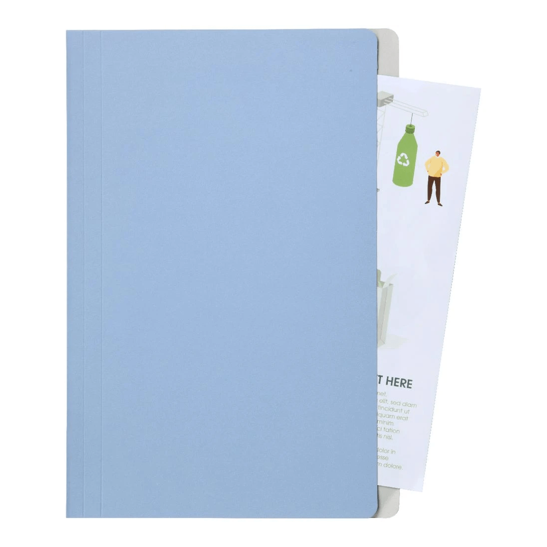 2 Otto 2-Tone Manila Folders Foolscap Assorted 10 Pack, 2 of 4