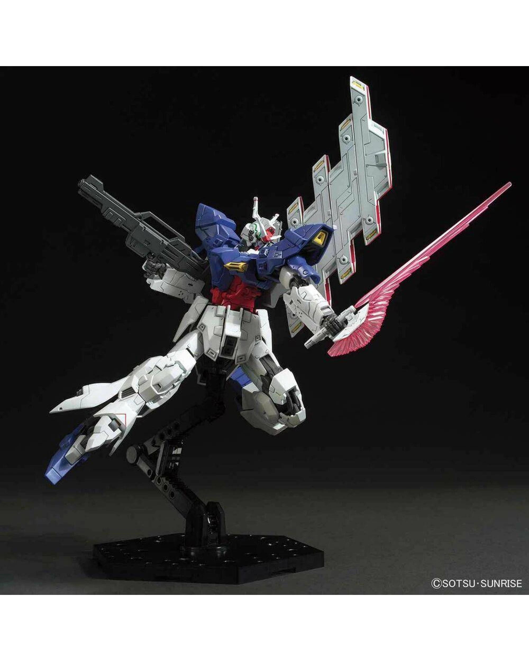 7 Bandai Gundam HGUC AMS-123X-X Moon Gundam 1/144 Model Kit, 7 of 9