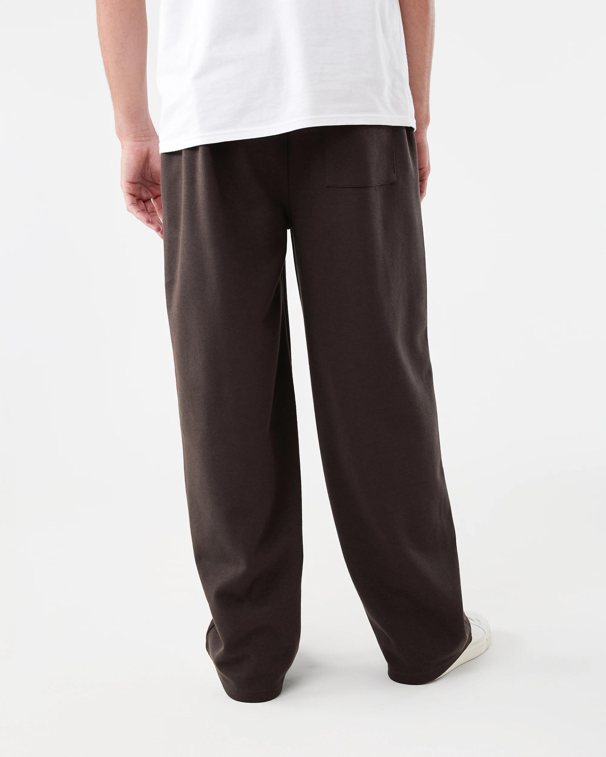 3 Interlock Open Leg Trackpants Brn Mulch, 3 of 6