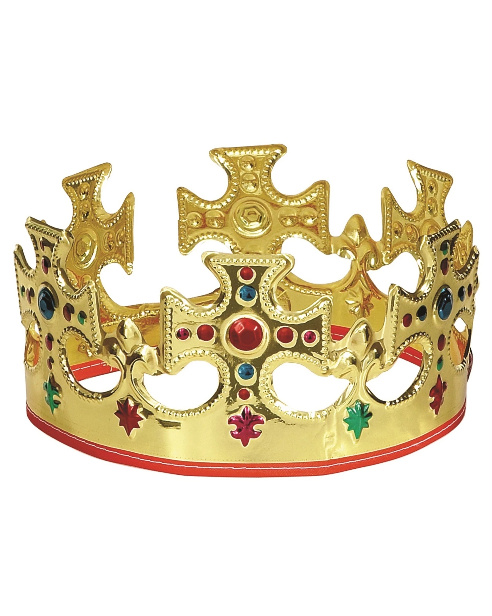 1 Unique Majestic Plastic Kings Crown, 1 of 1