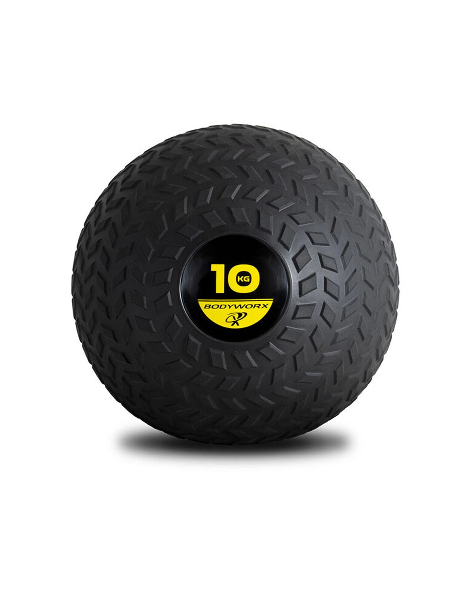 1 Bodyworx Slam Ball 10kg Home Gym Training Exercise Core Control PVC Sand Iron - Black, 1 of 1