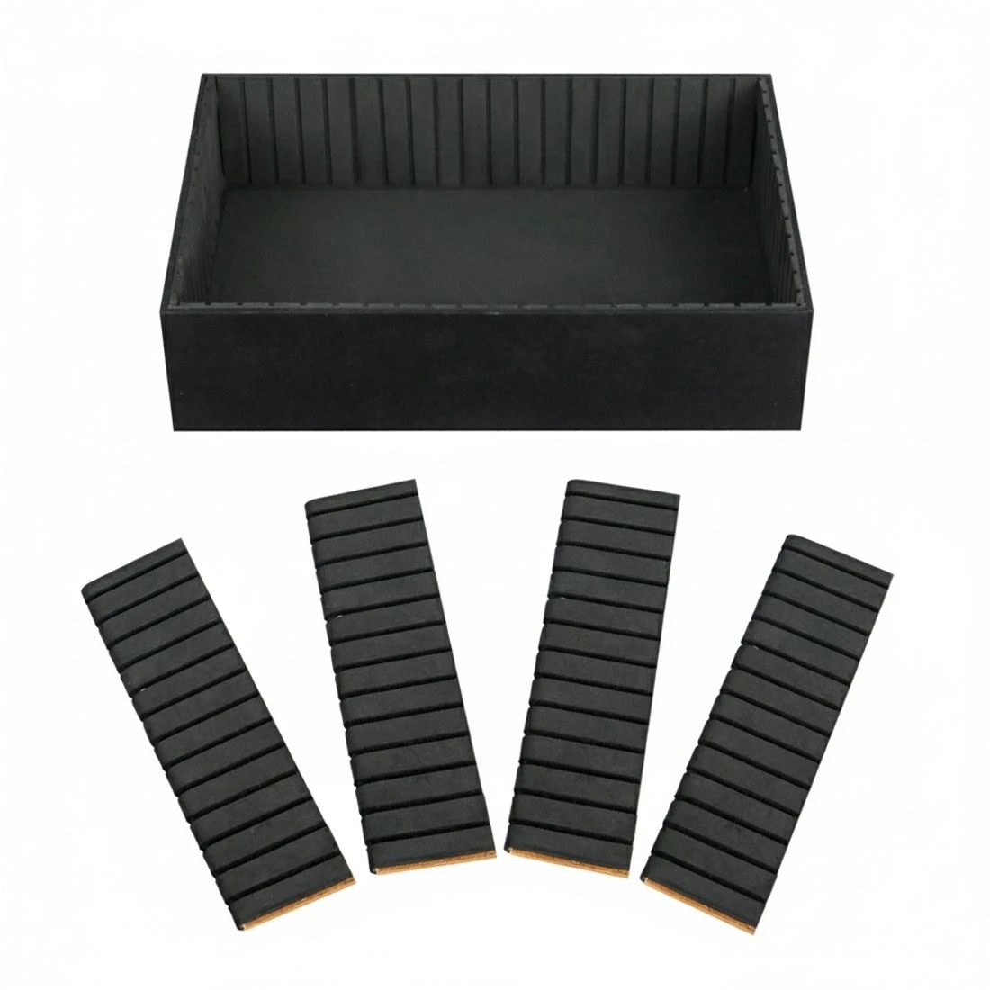 6 Embellir Makeup Case Beauty Trolley Cosmetic Organiser Box Travel Wheels Diamond - Black, 6 of 8