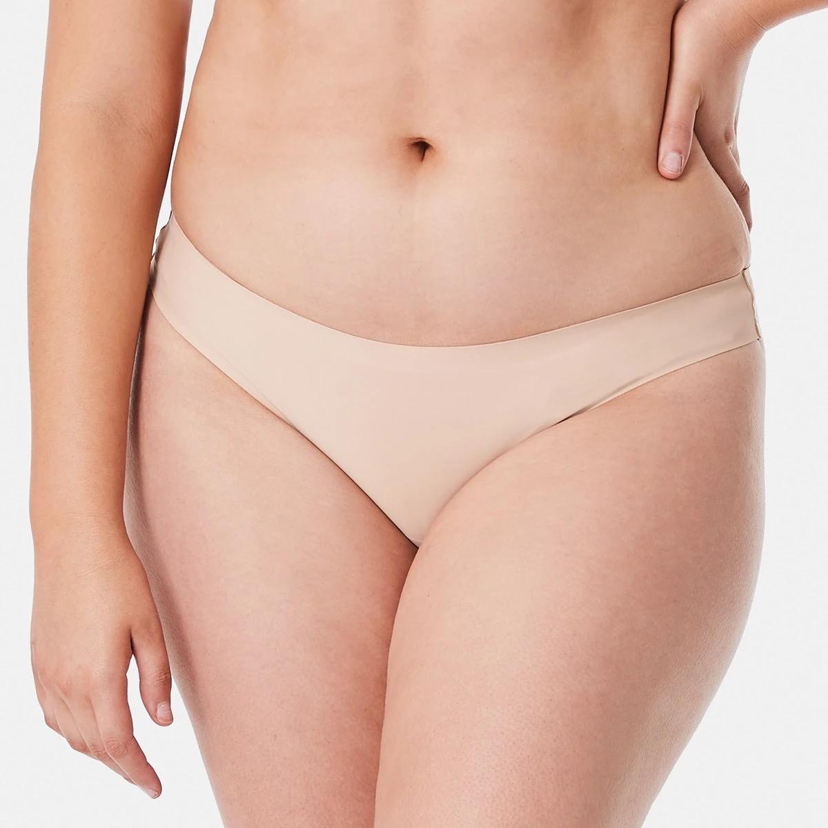 3 3 Pack Outta-Sight G-string Briefs Bge Almnd, 3 of 5