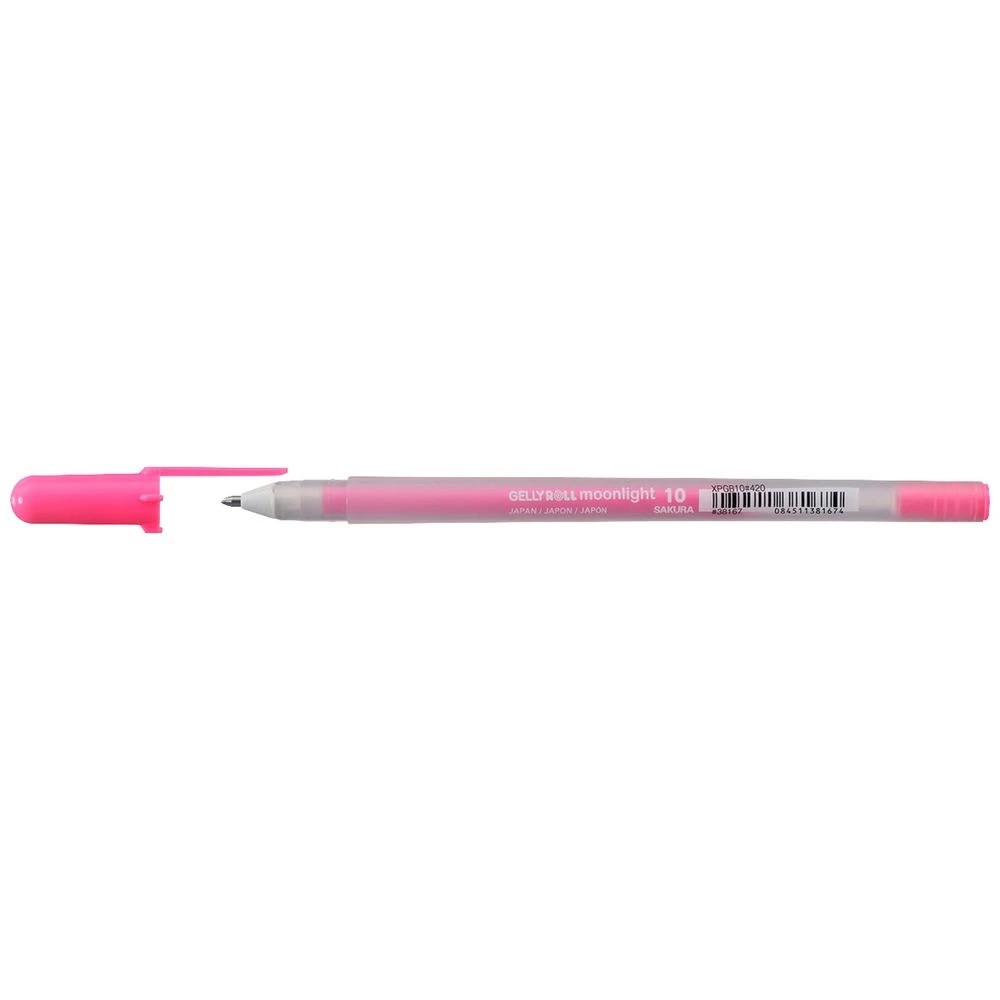 1 Sakura Gelly Roll Gel Pen Moonlight 10 Fluorescent Pink, 1 of 3
