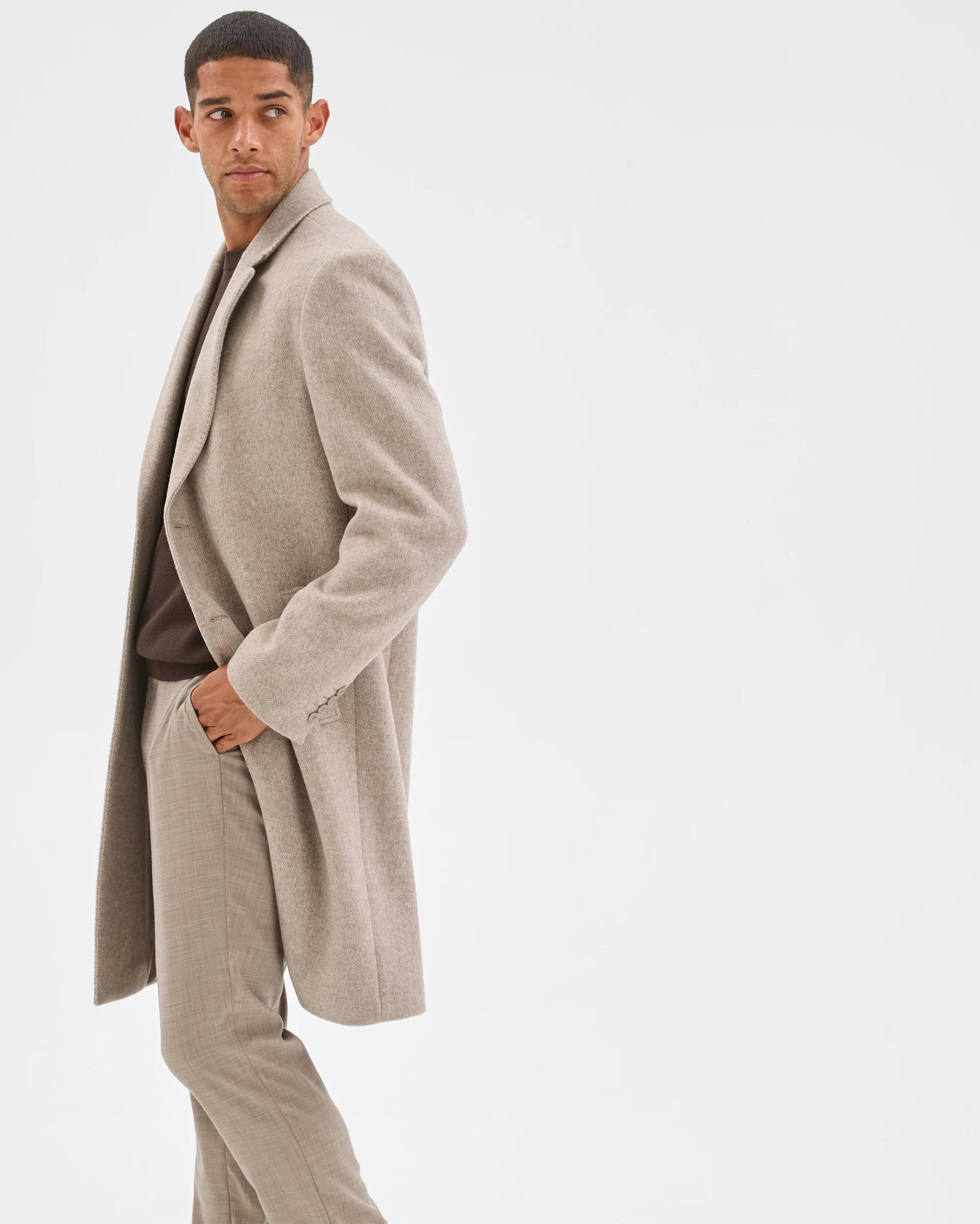 8 Preview Long Sleeve Long Coat OATMEAL, 8 of 8