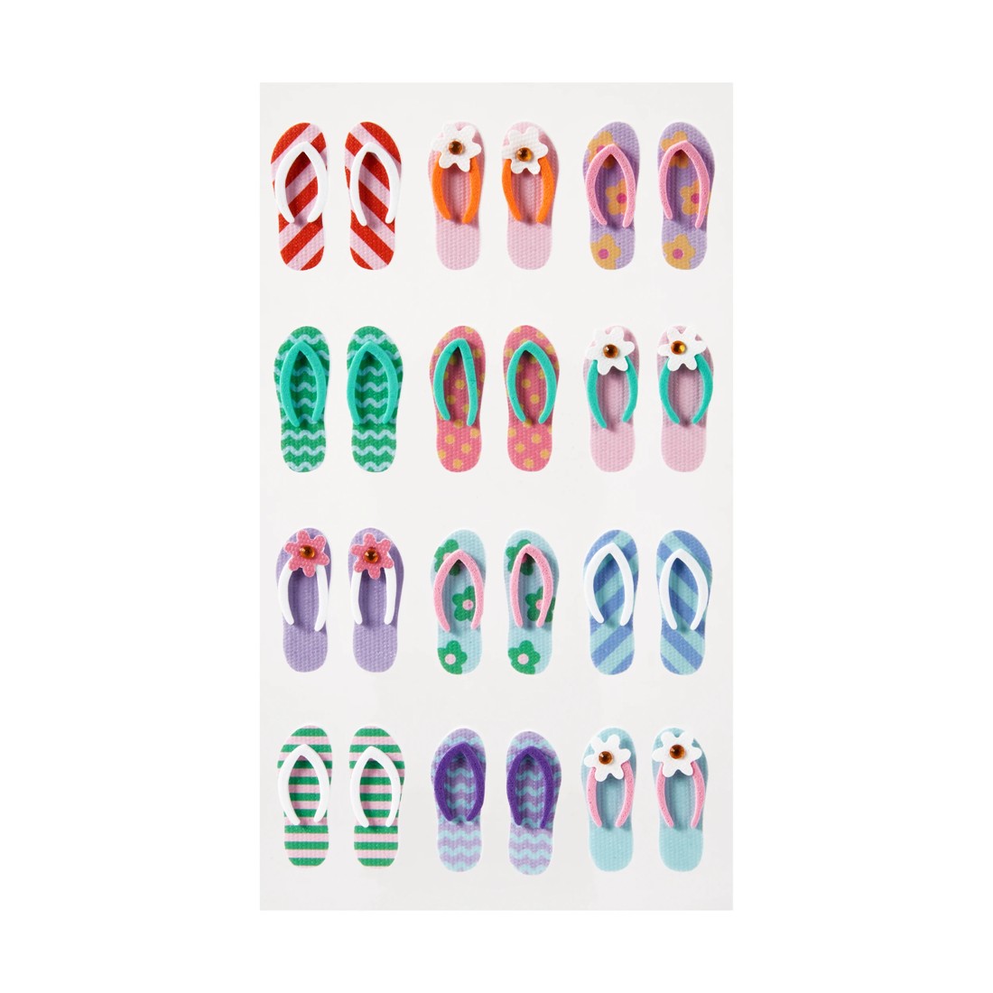 2 3D Stickers - Thongs, 2 of 3