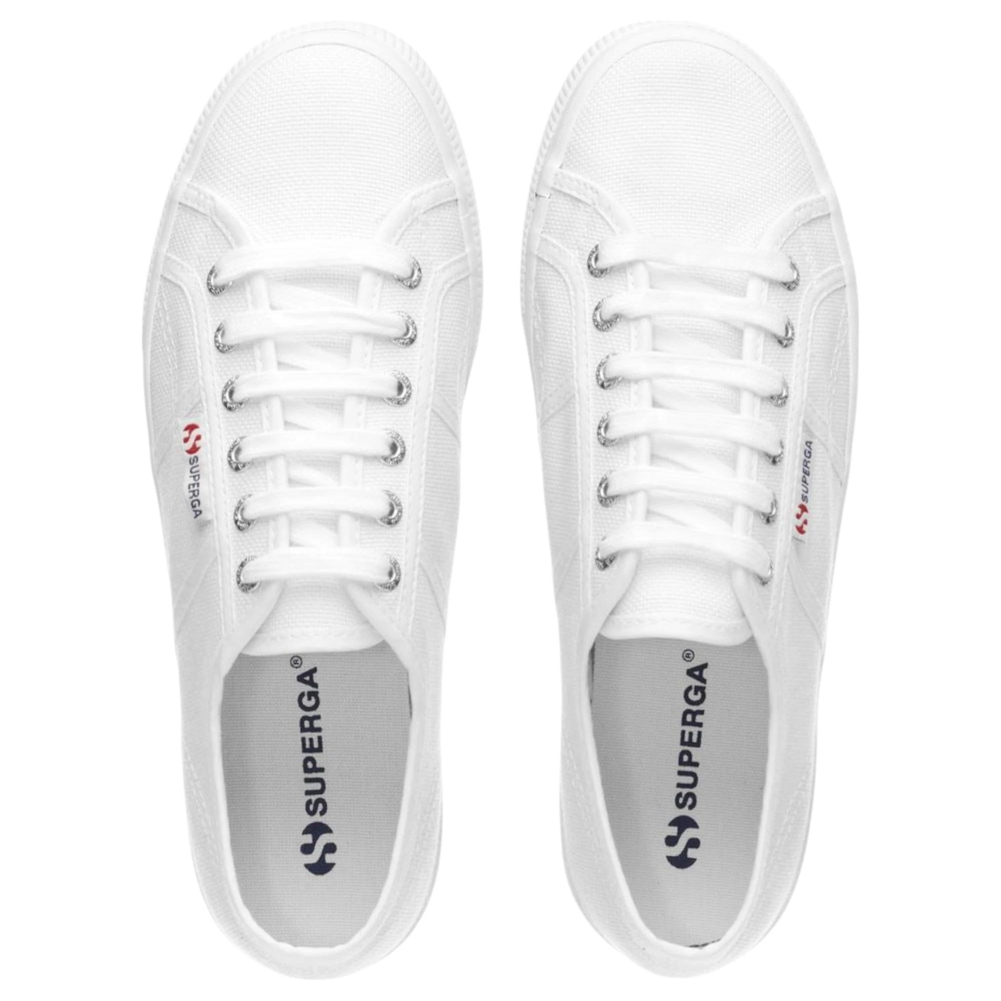 4 Superga Unisex 2790 Platform White Casual Shoes WHITE, 4 of 6