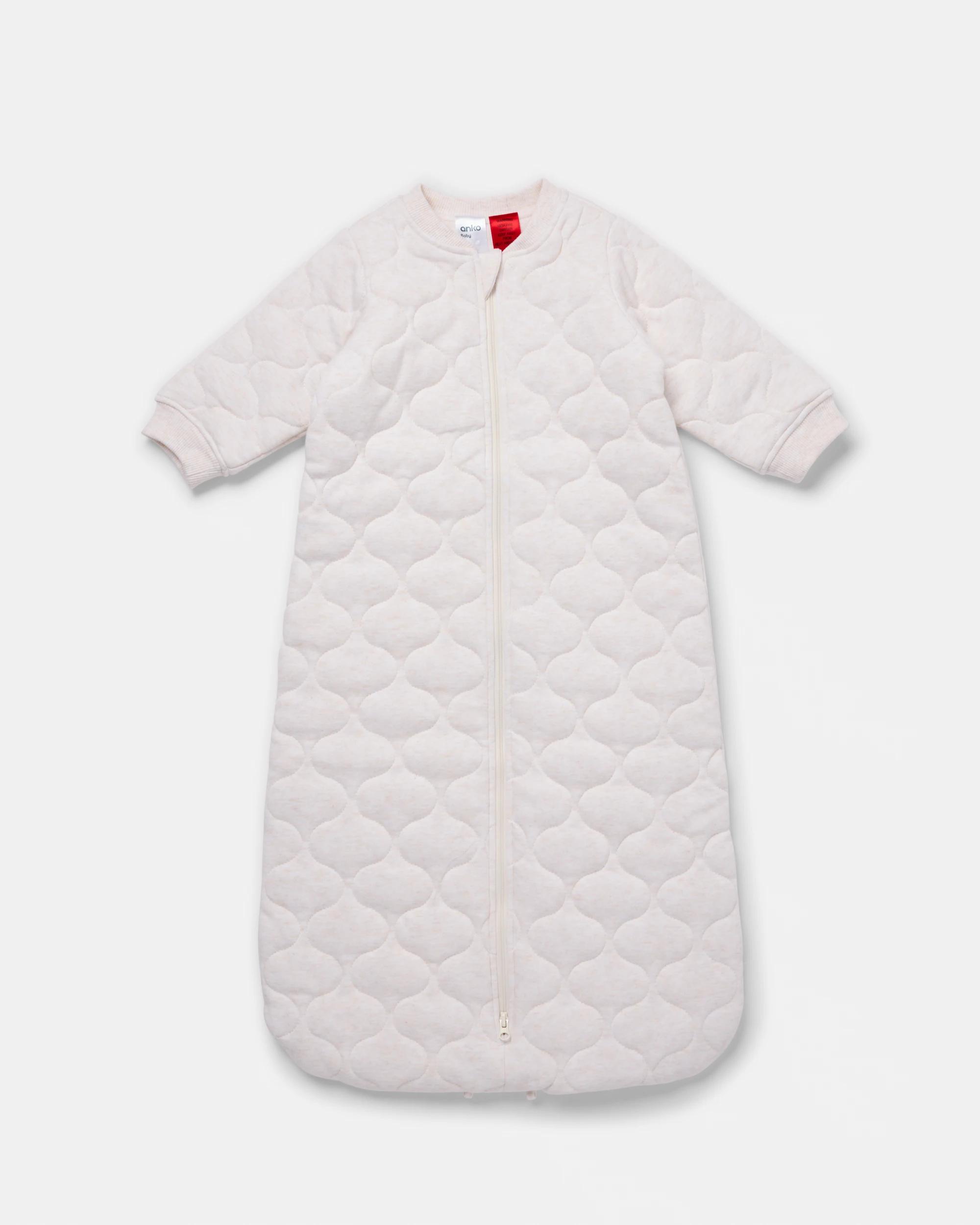 1 Australian Cotton 3.5 Tog Sleeping Bag Oat Onin, 1 of 4