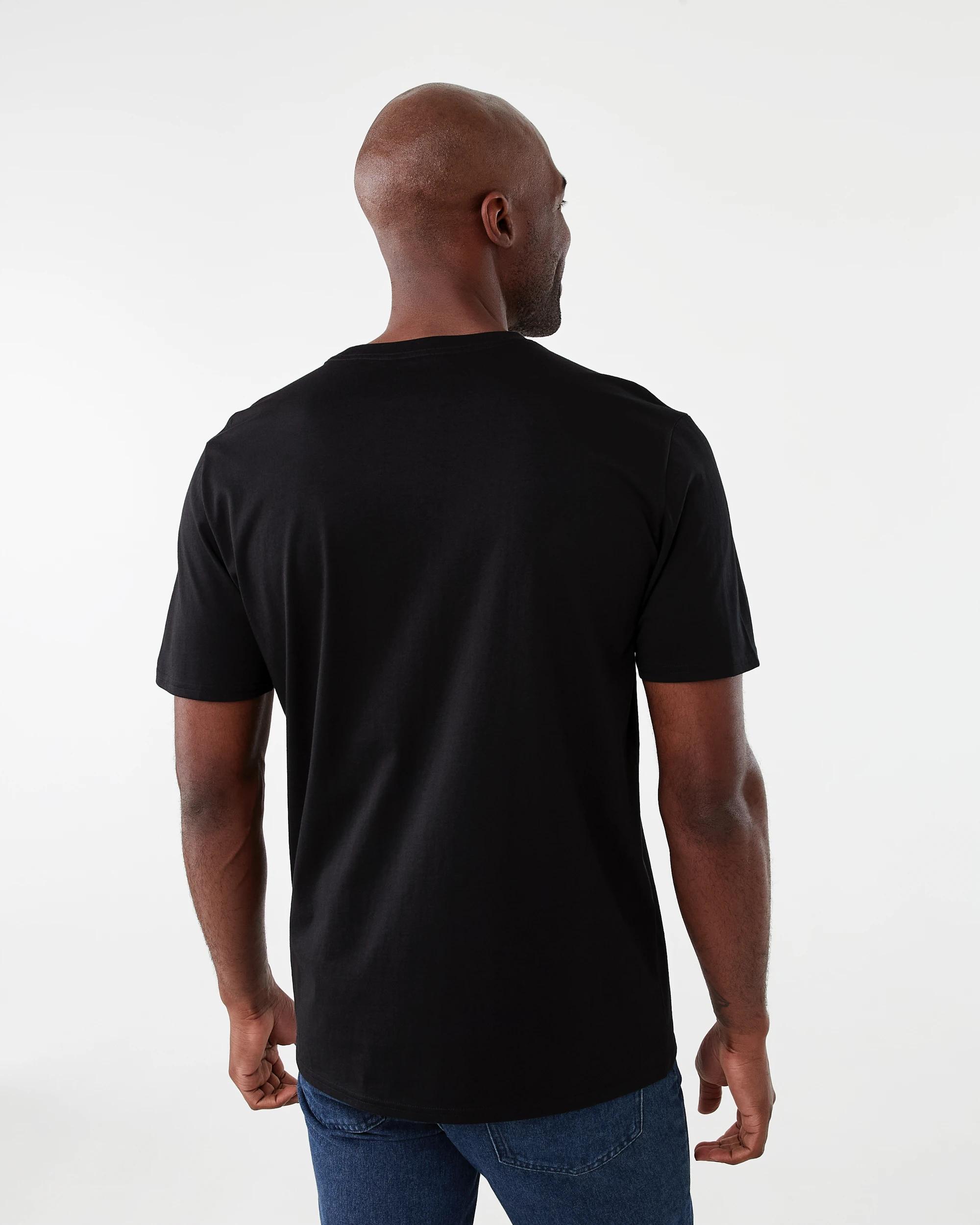 3 Print T-shirt Blk Sanfan, 3 of 6
