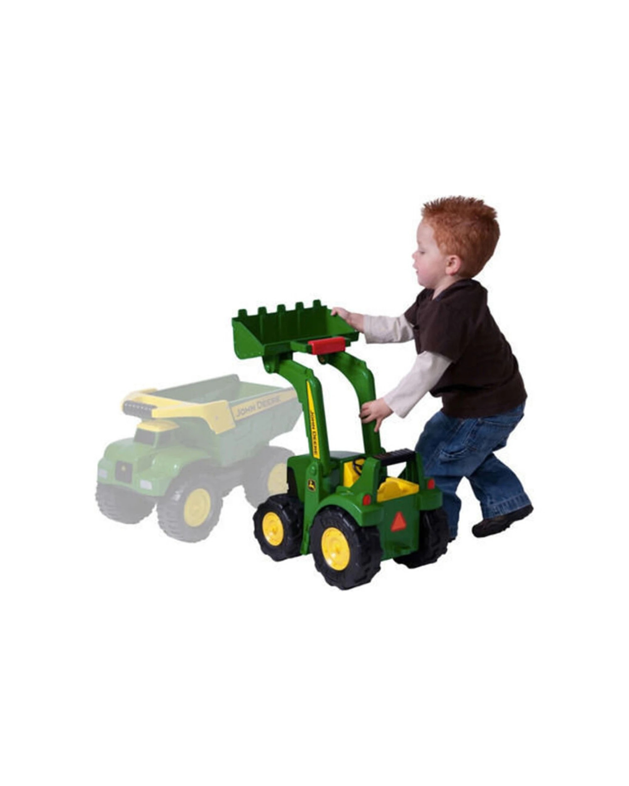 2 JOHN DEERE Big Scoop Tractor Loader Sandbox Tough Durable Outdoor Kids Toy Suitable For - Multi, 2 of 3