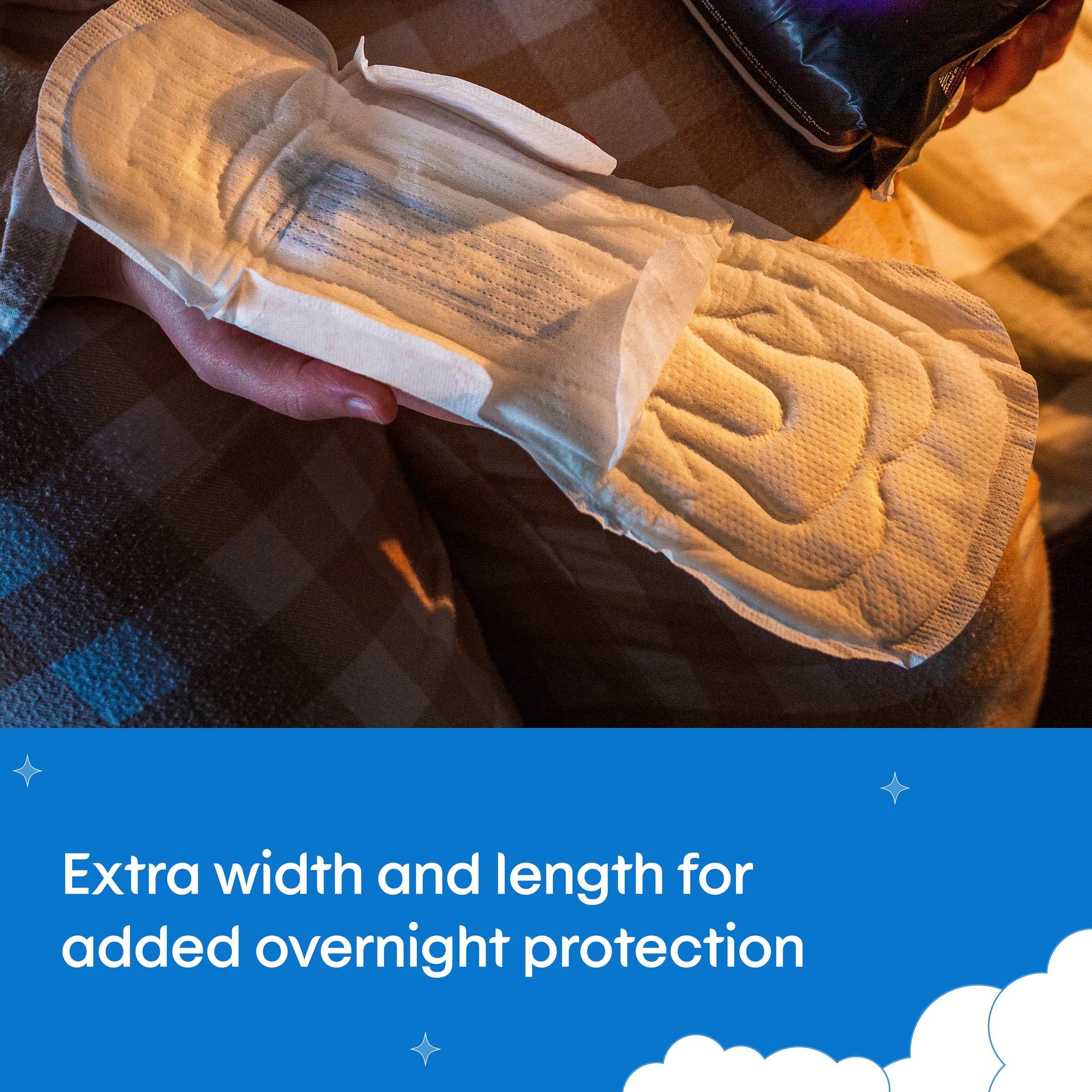8 U by Kotex 10 Pack Extra Overnight Pads with Wings, 8 of 10