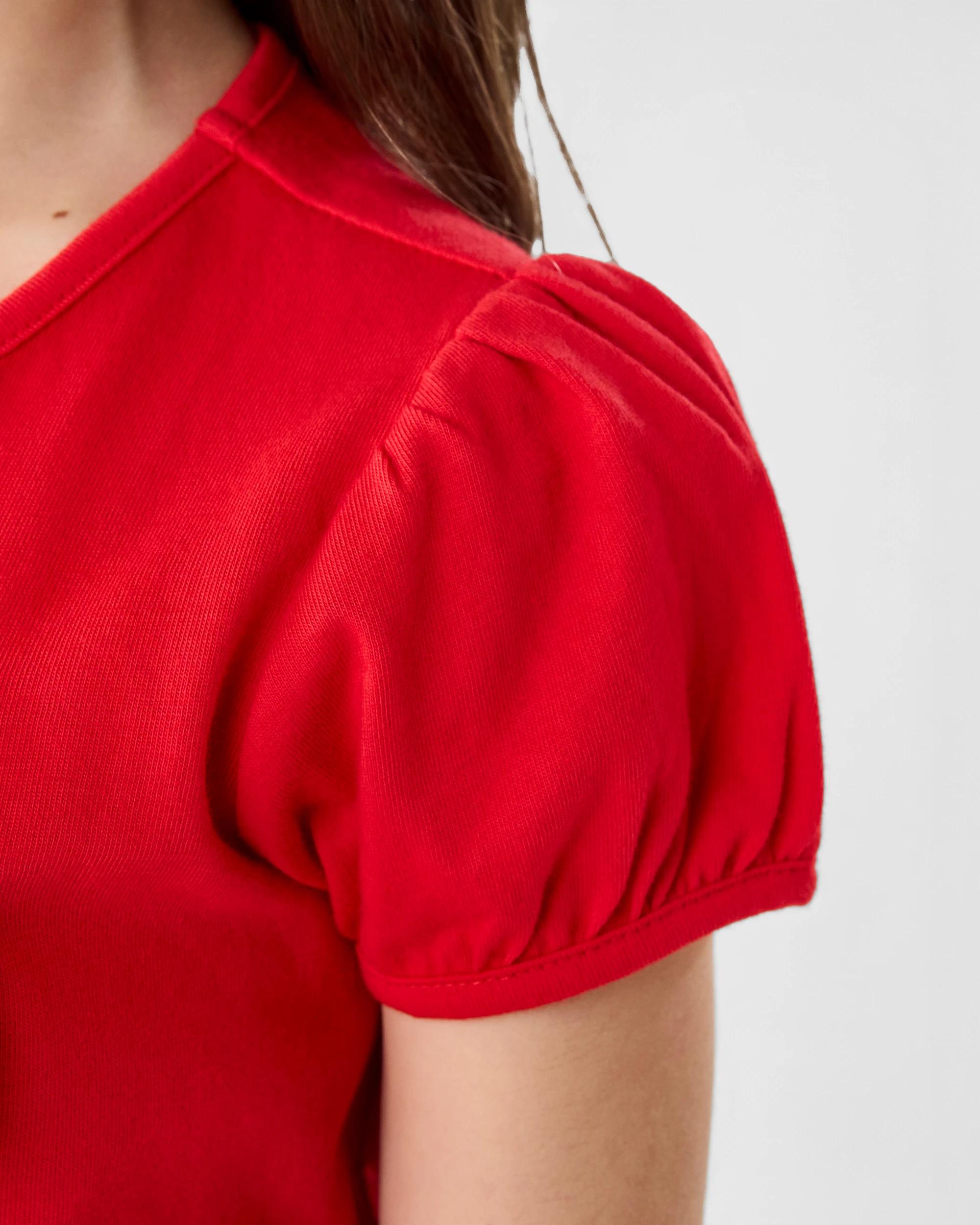 5 Christmas Bow Sequin T-shirt Strawberry, 5 of 7
