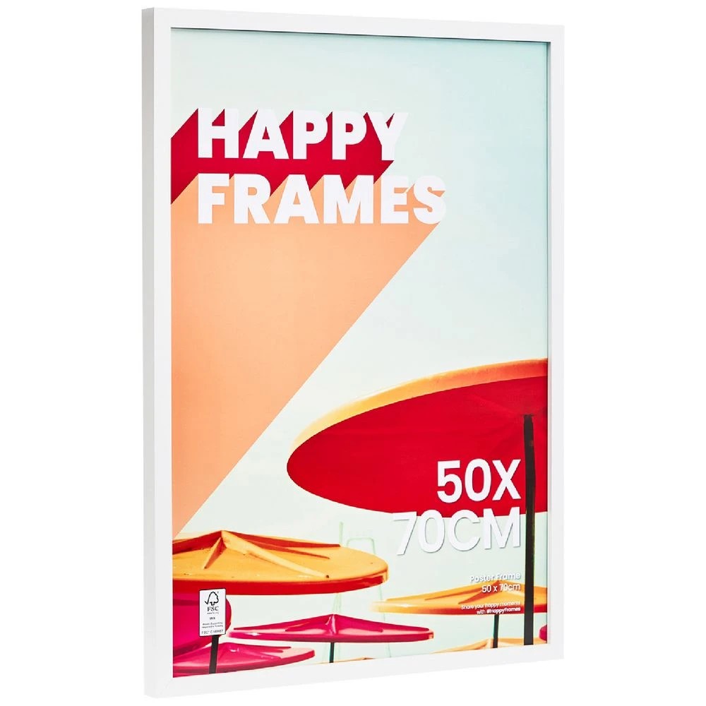 2 Happy Frames 50 x 70CM Poster Frame White, 2 of 4