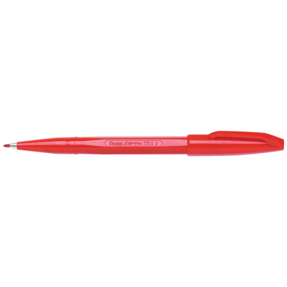 1 Pentel S520 Sign Pen 0.8mm Red, 1 of 1