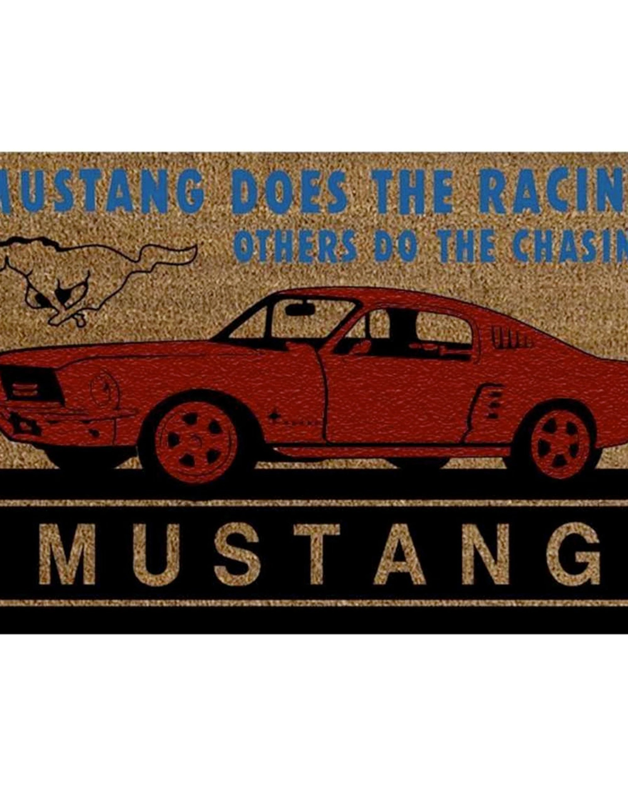 2 Solemate PVC Back Mustang Doormat PVC Backed Coconut Coir Durable Eco Friendly Mat 45x75cm - Multi, 2 of 3