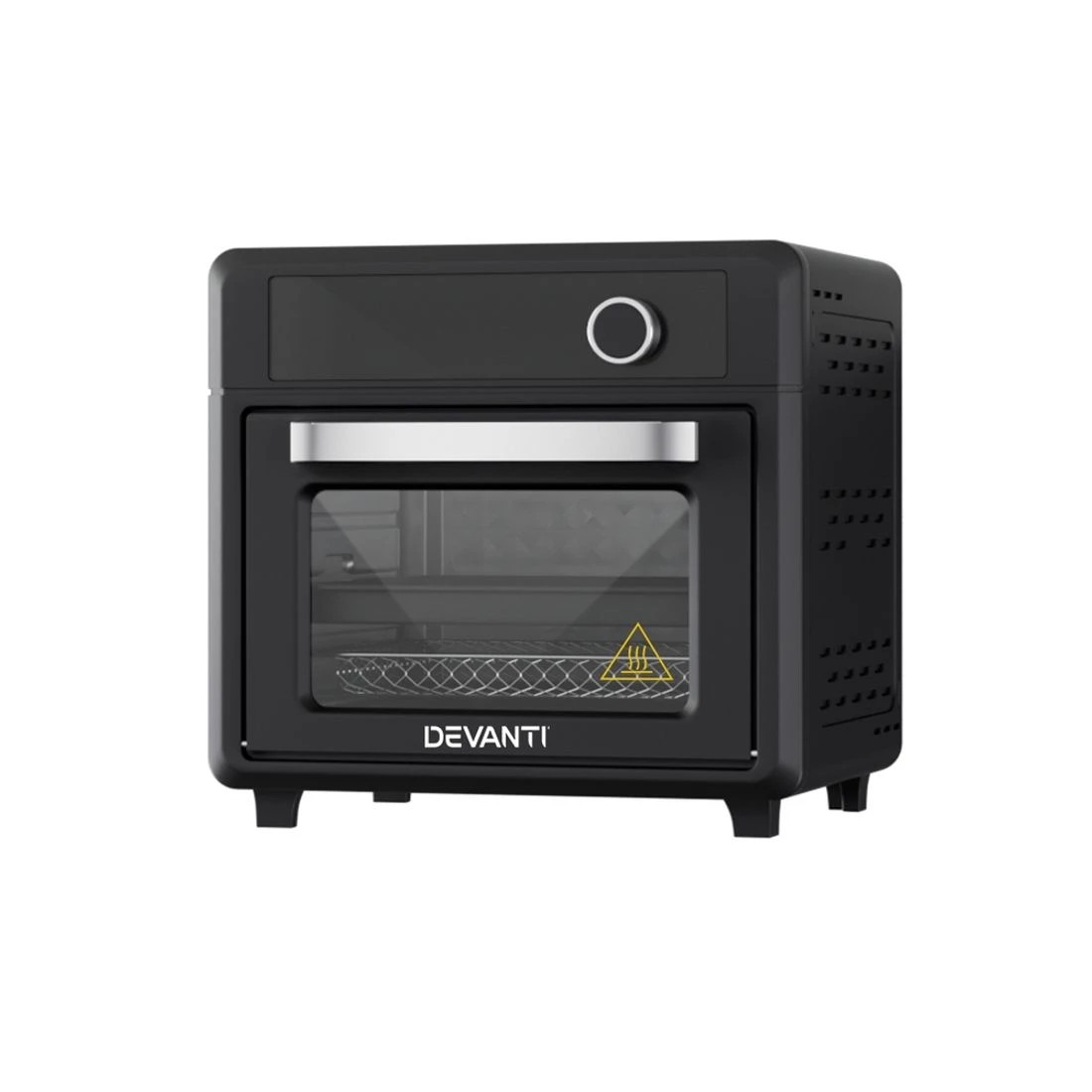 4 Devanti Air Fryer 20L LCD Fryers Oven - Black, 4 of 7