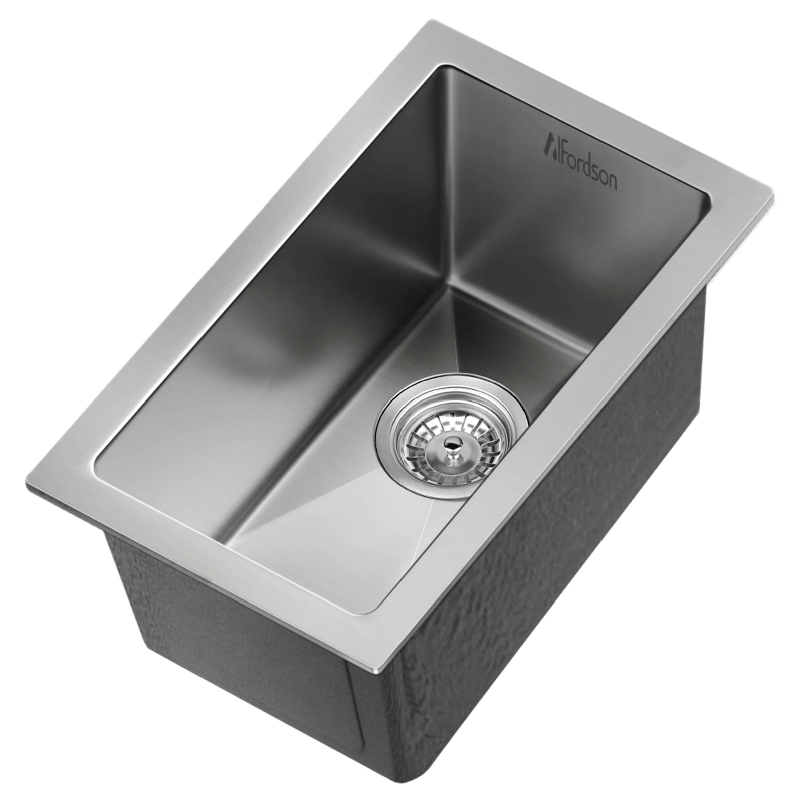 1 Alfordson Kitchen Sink 25x45cm Stainless Steel Basin Single Bowl - Silver, 1 of 8