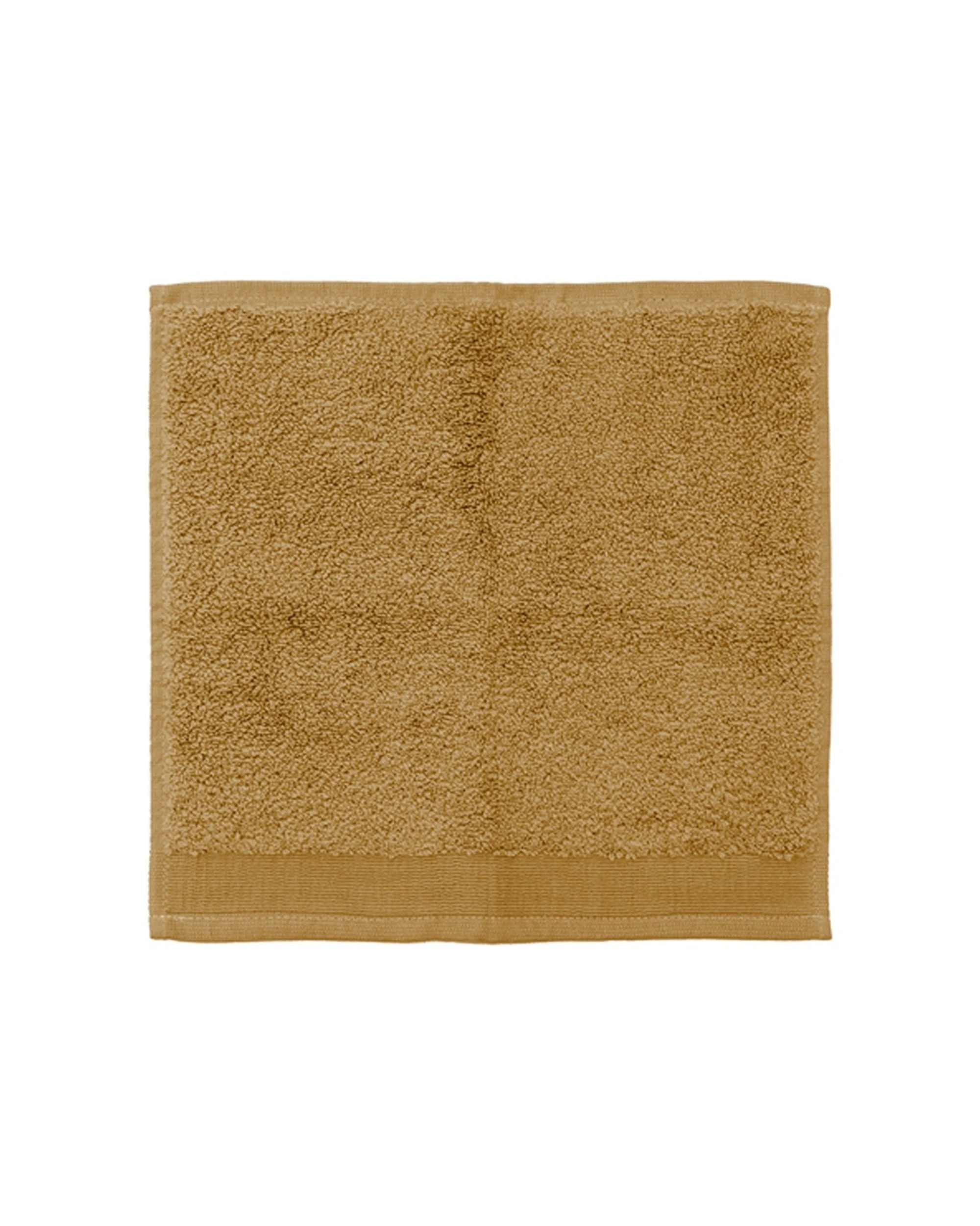 3 Bambury Elvire Face Washer 600gsm Soft Absorbent Cotton Ribbed Edge - Brown, 3 of 4