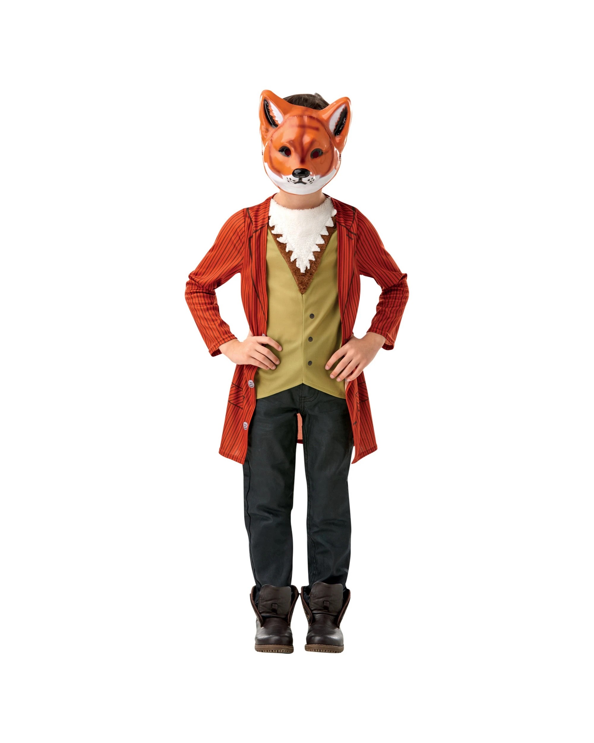 1 Rubies Mr Fox Deluxe Boys Dress Up Costume L - Multi, 1 of 4