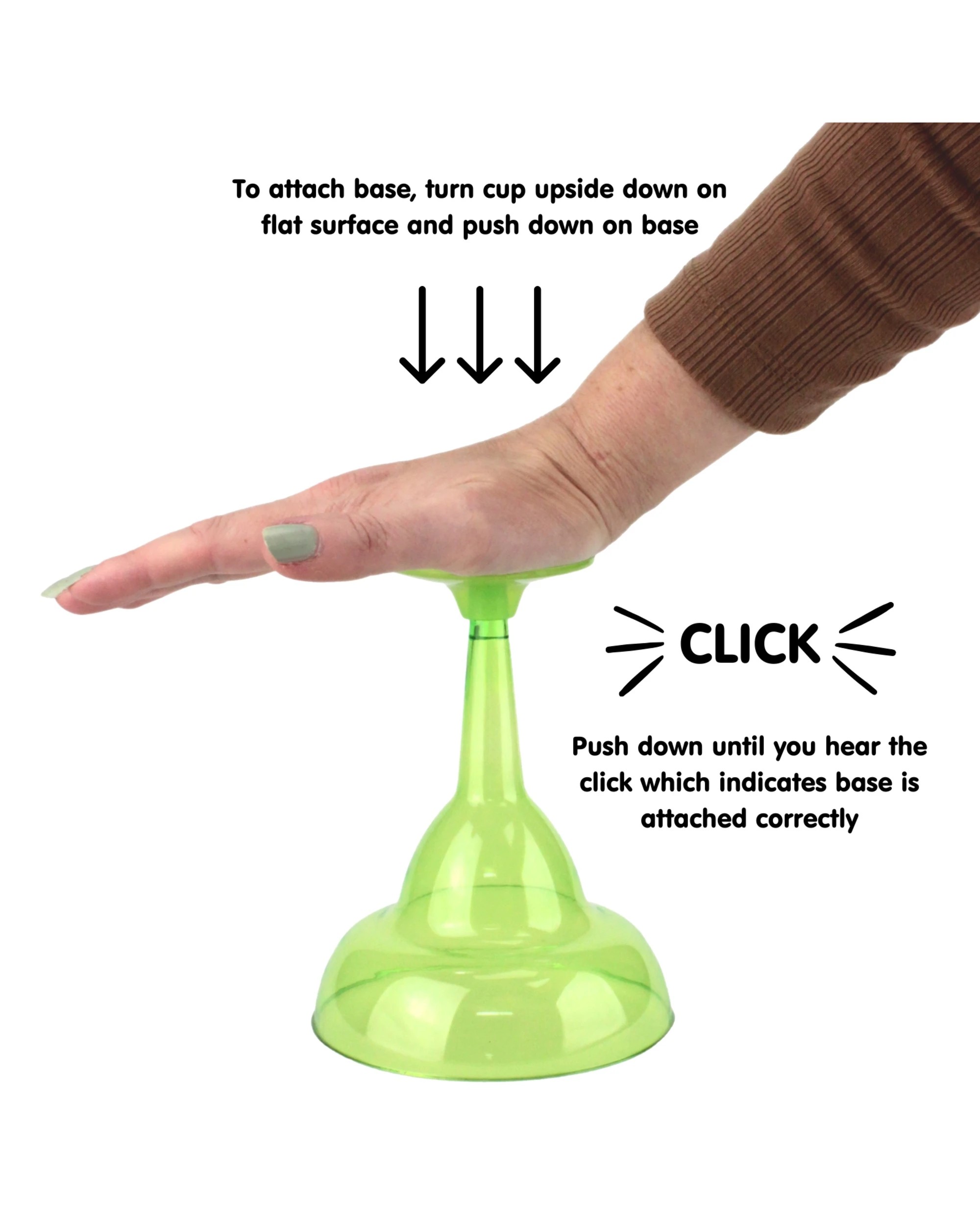 2 Amscan Fiesta Coloured Plastic Margarita Glasses 295ml Pack of 20 - Neon - Rainbow, 2 of 2