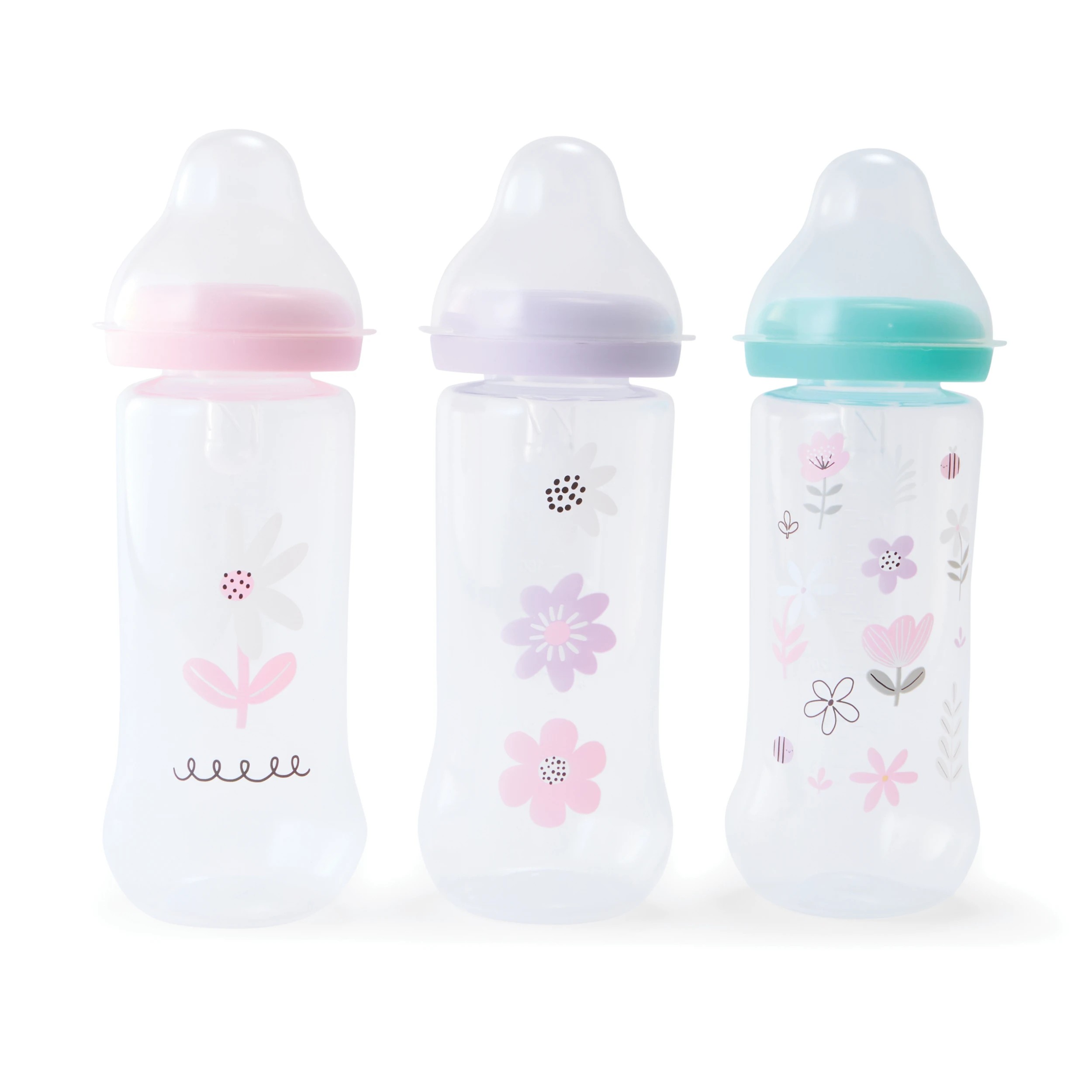 3 3 Pack Narrow Neck Bottles - Assorted, 3 of 4