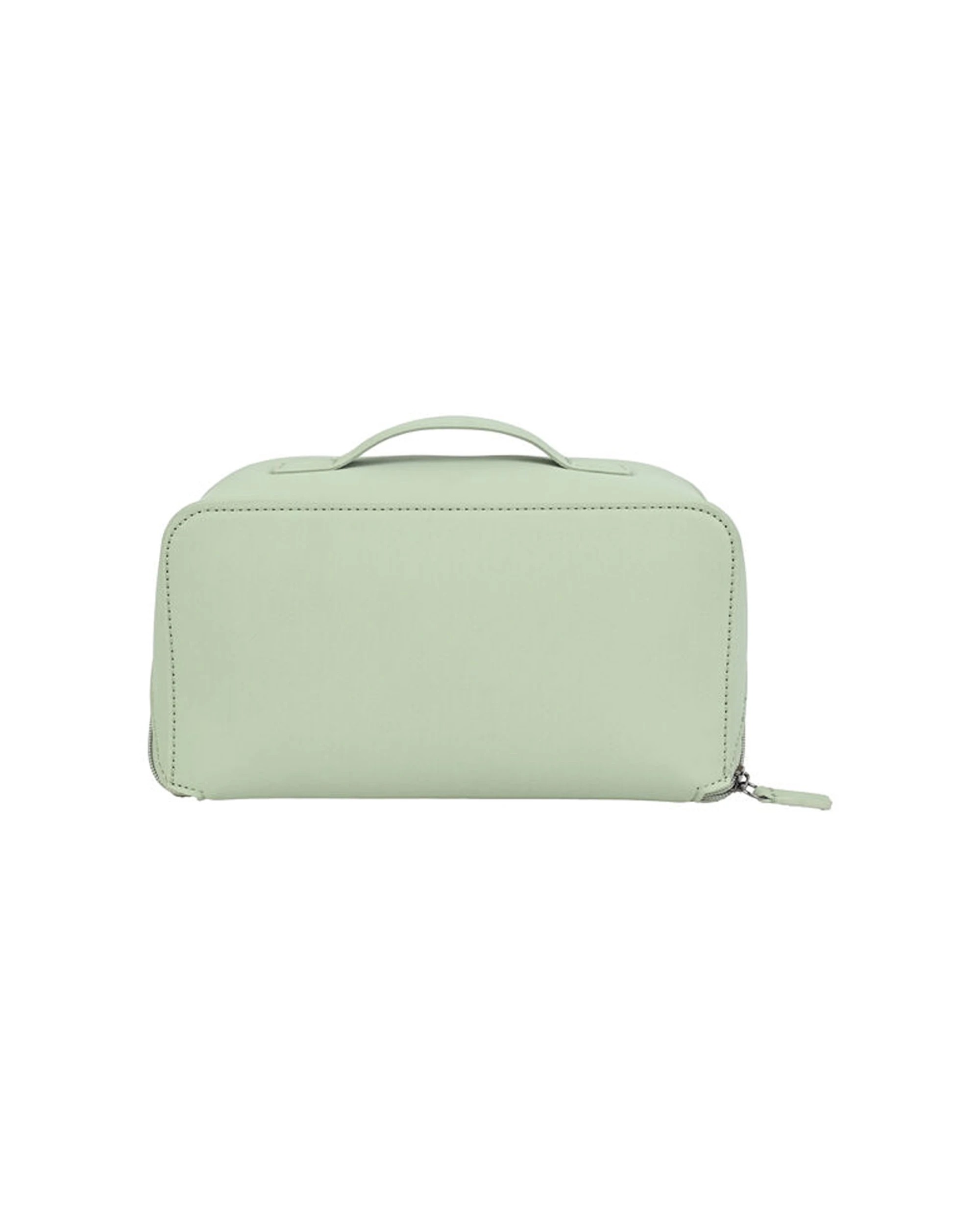 2 Kate Hill Travelling Make Up Cosmetic Bag Case Compact Organised 24x14.5x14.5cm Pistachio - Green, 2 of 7