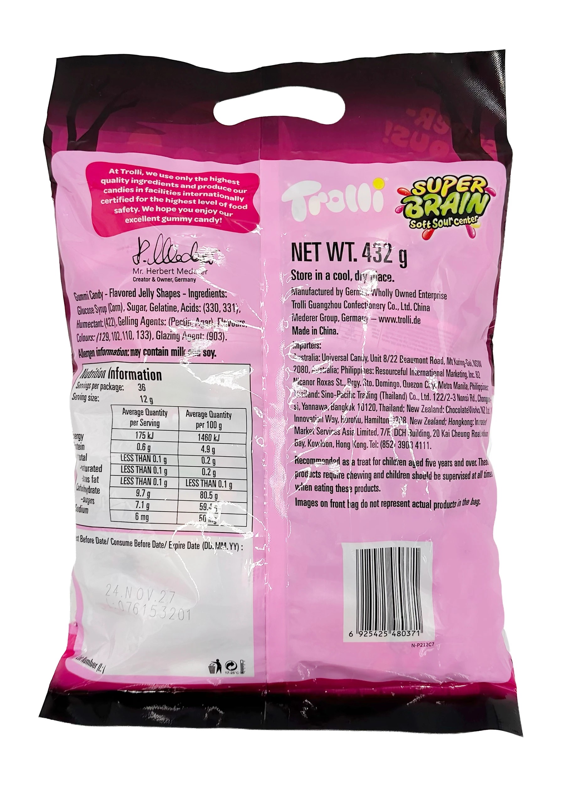 2 Trolli Super Brains 432g, 2 of 2