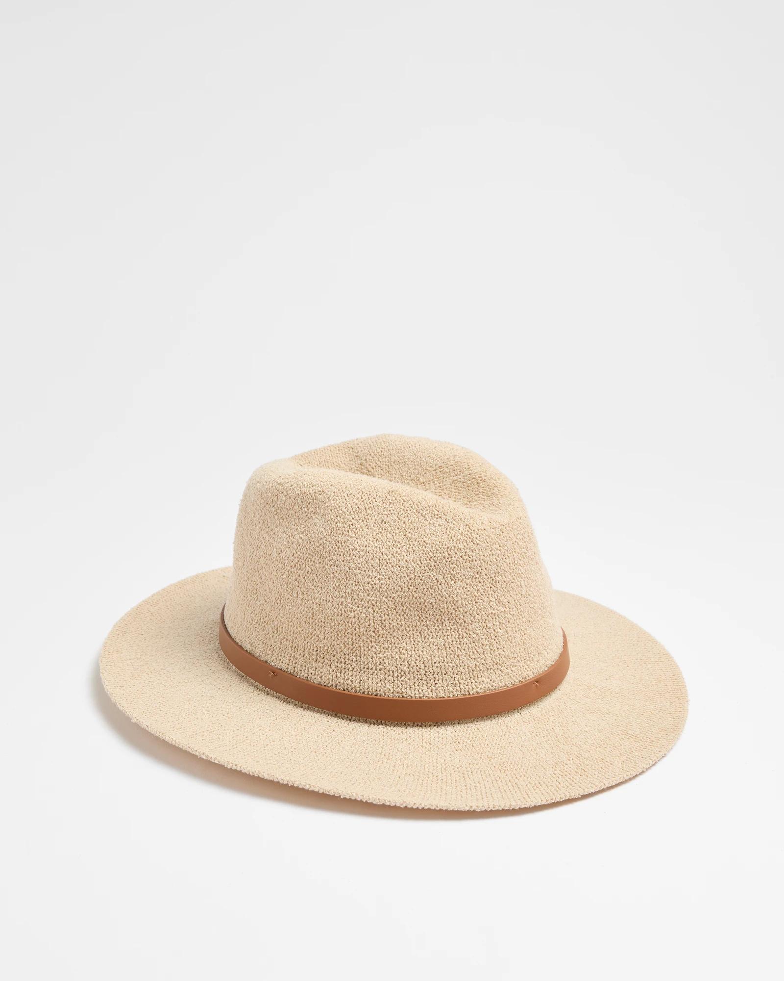 1 Target Knitted Fedora Hat NEUTRAL, 1 of 2