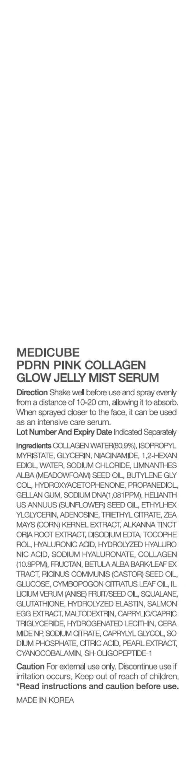 2 Medicube PDRN Pink Collagen Glow Jelly Mist Serum 100ml, 2 of 4