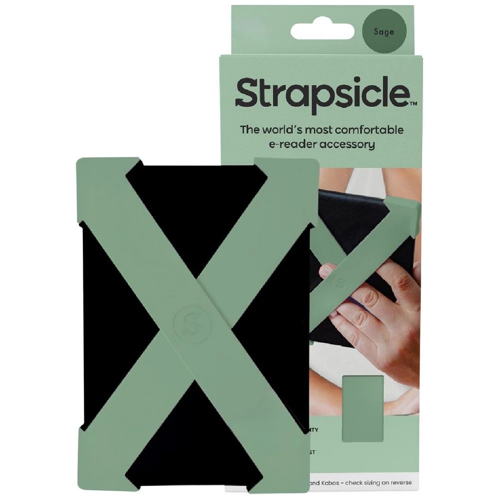 1 Strapsicle Silicone Straps for Kindle Large Sage Green 2 Pack, 1 of 9