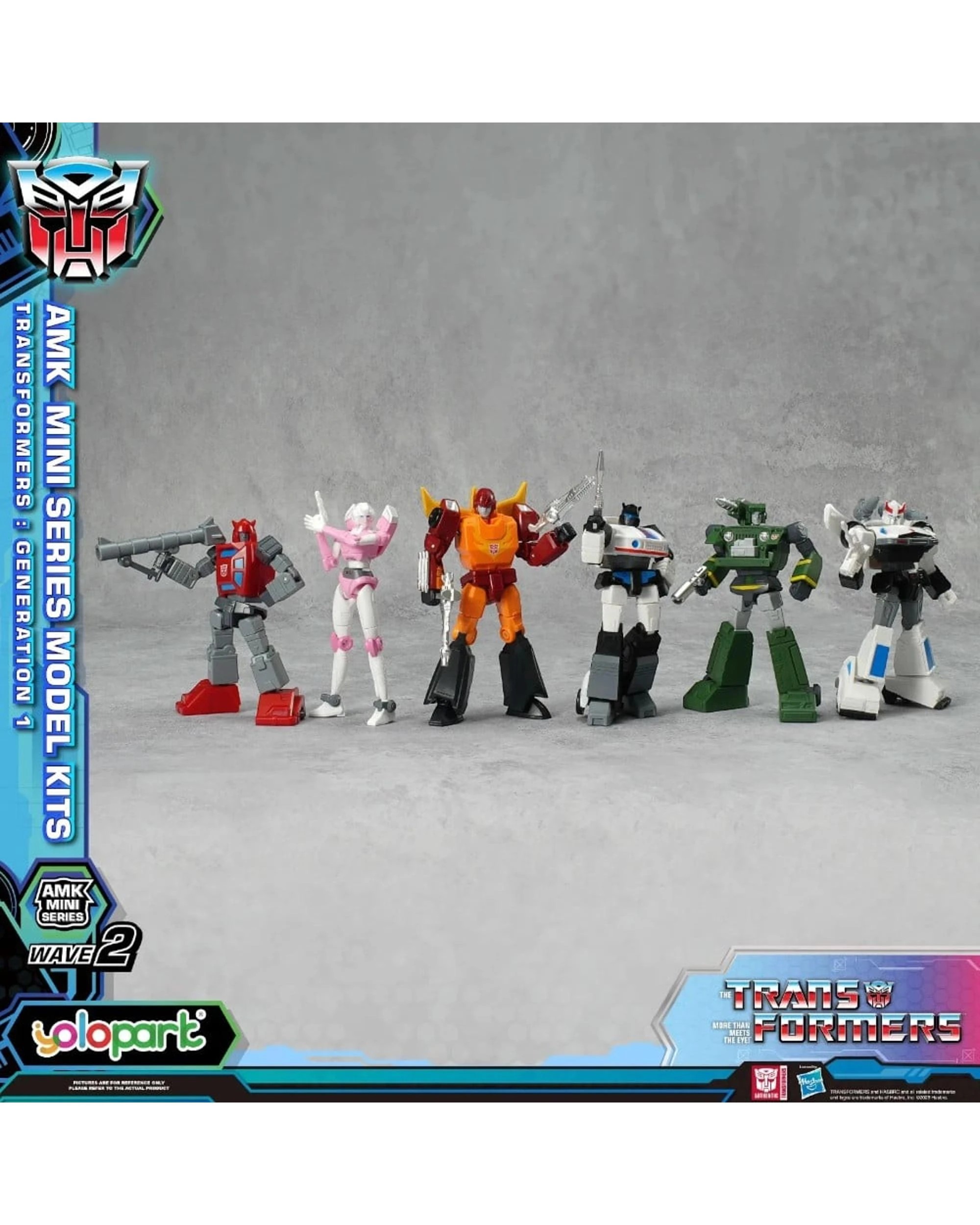 3 Transformers Generation 1 AMK Mini Series Wave 2 Model Kit Blind Box, 3 of 10