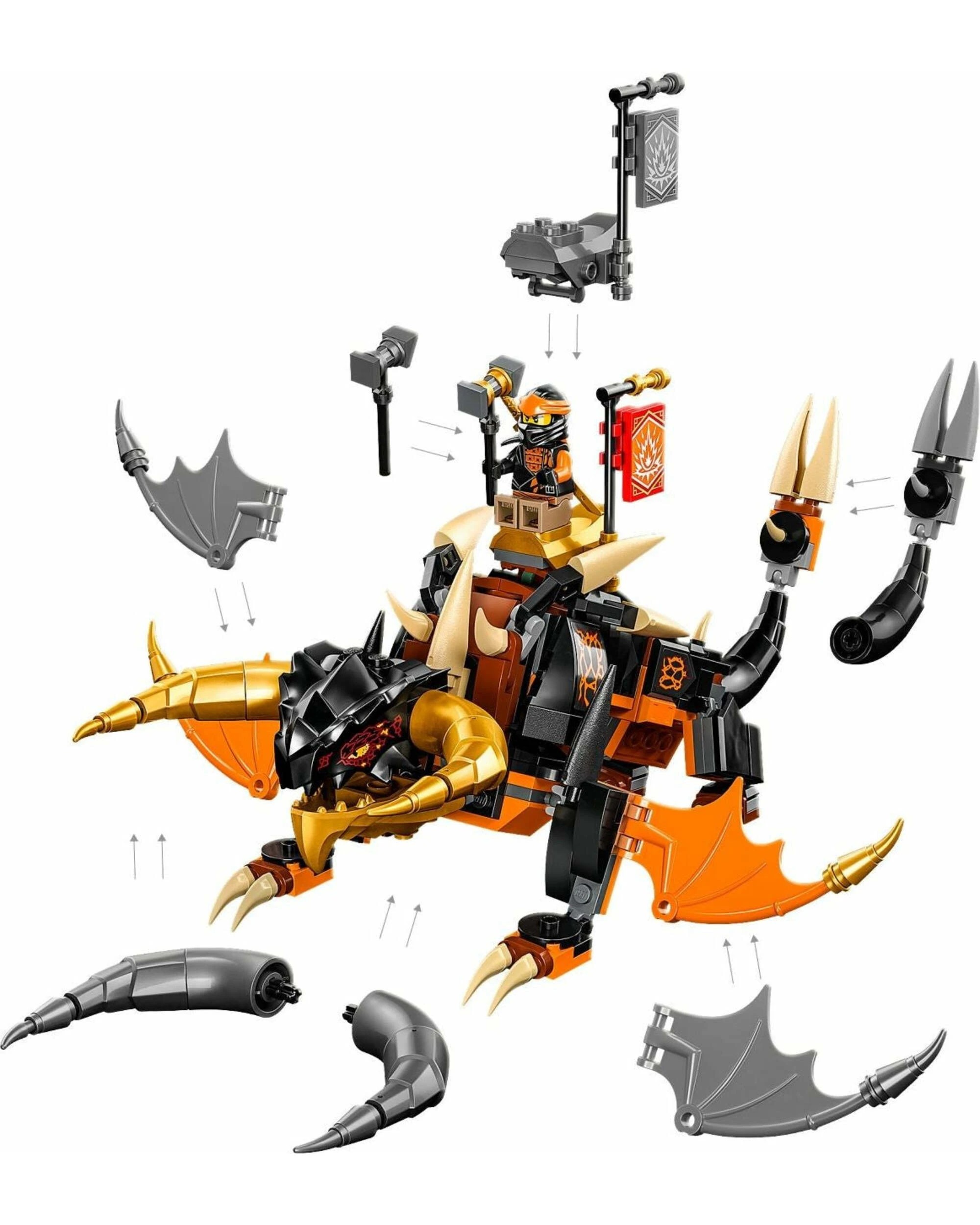 3 LEGO Ninjago Series 71782 Cole's Earth Dragon EVO, 3 of 5