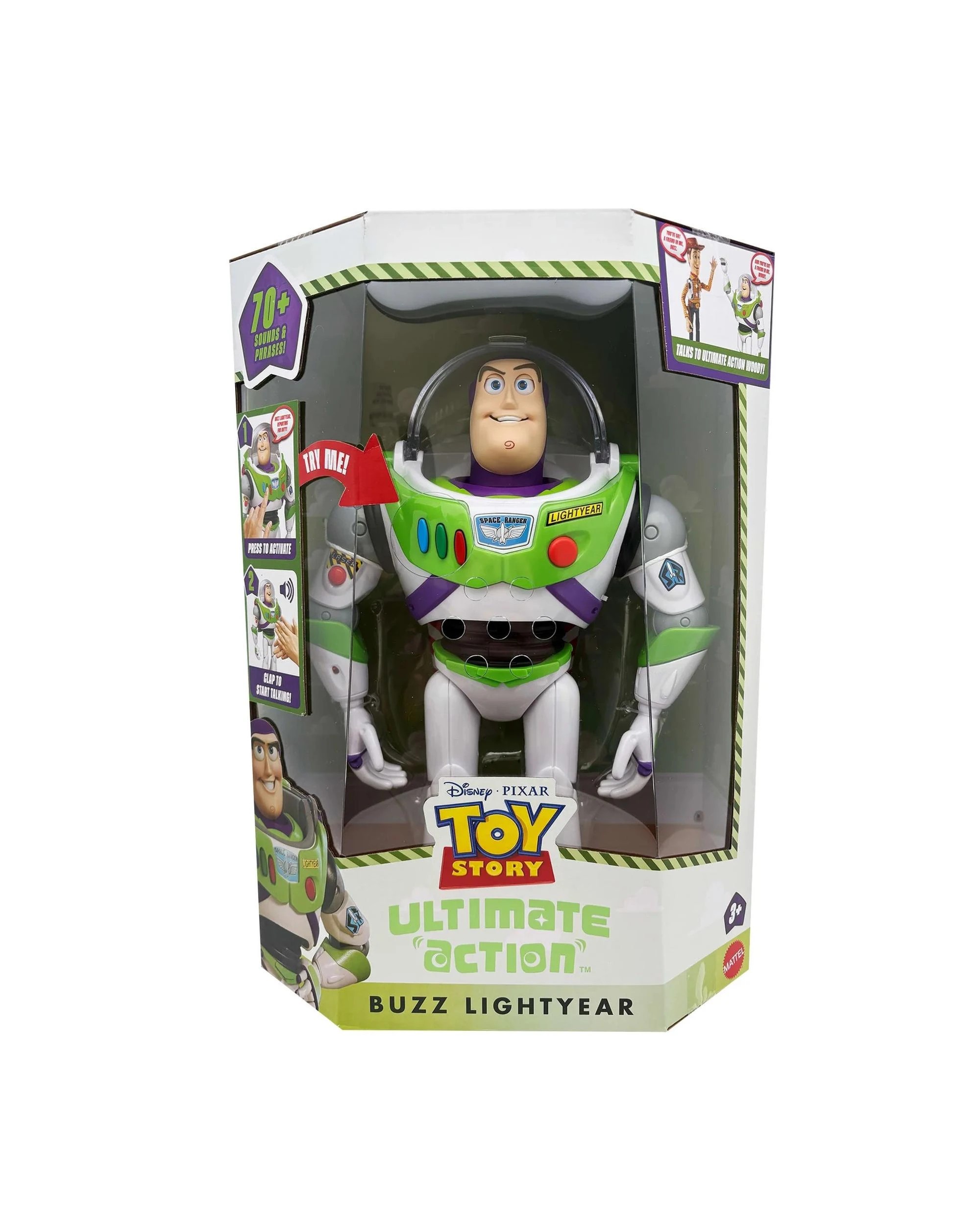 1 Disney Pixar Toy Story 5 Ultimate Action Buzz Lightyear Action Figure, 1 of 1