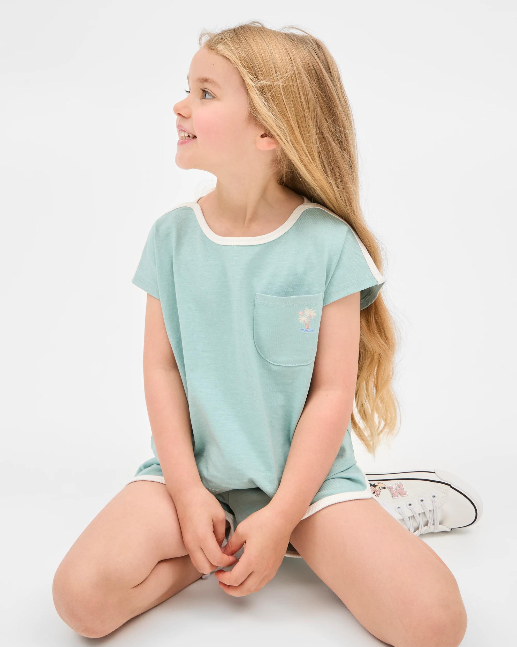 4 Target Australian Cotton Drop Shoulder T-shirt TEAL, 4 of 7